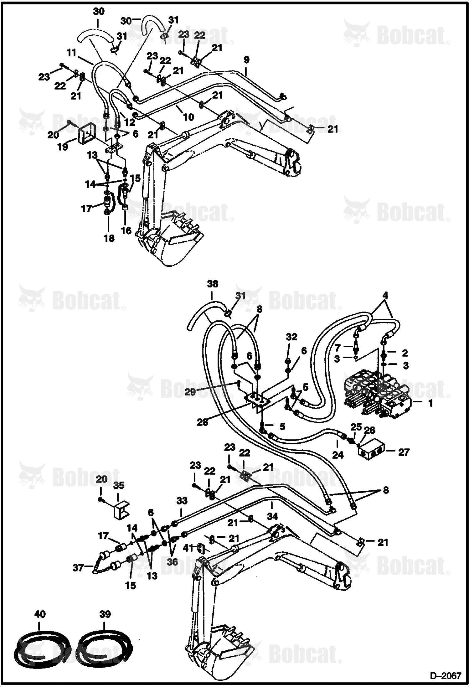 Hydraulic Circuitry (Valve to Auxiliary)