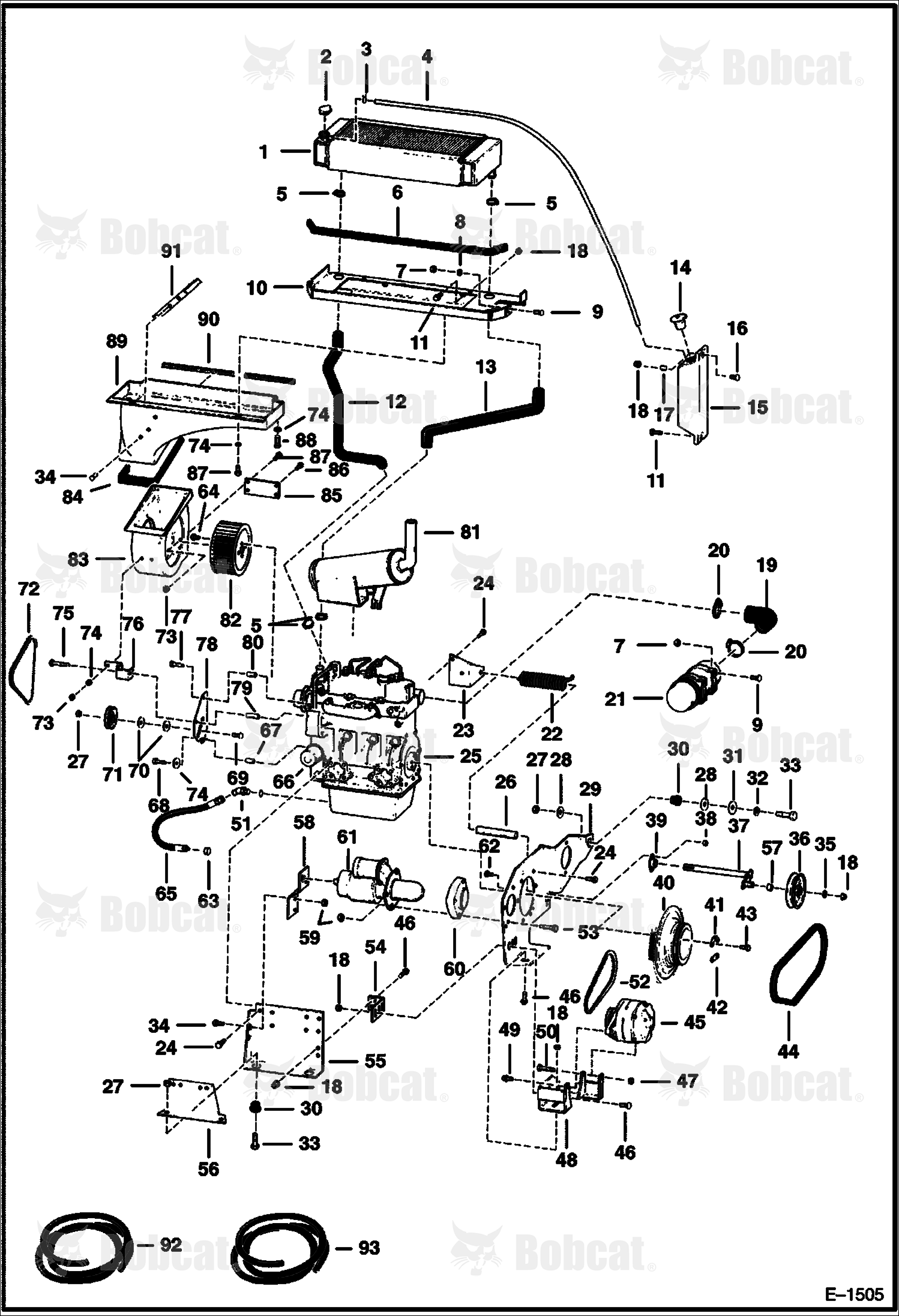 Engine & Attaching Parts  561811001 & Above, 561911001 & Above