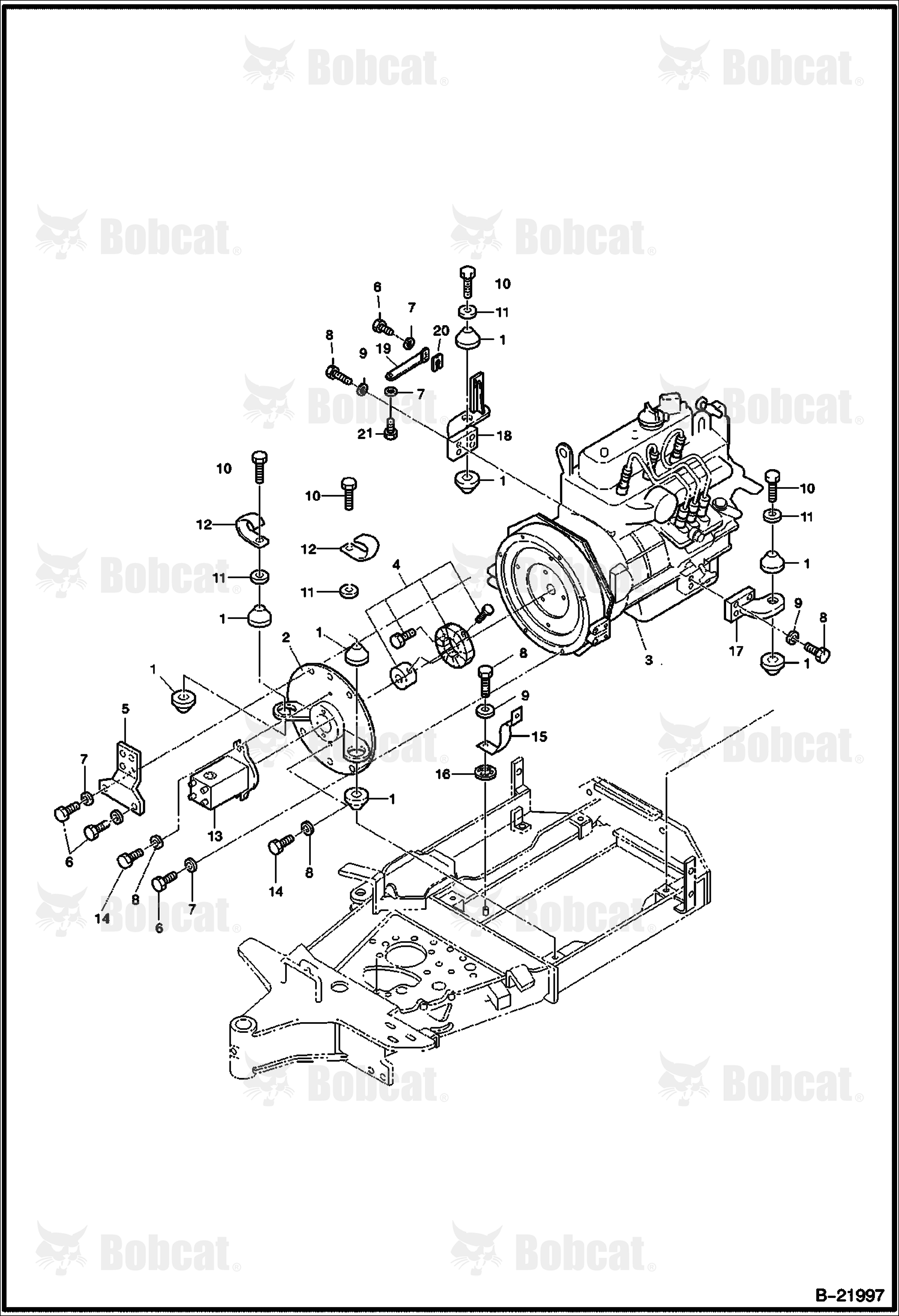 Engine & Attaching Parts (Engine Mounts) (ESA 522911 - NA 522811)