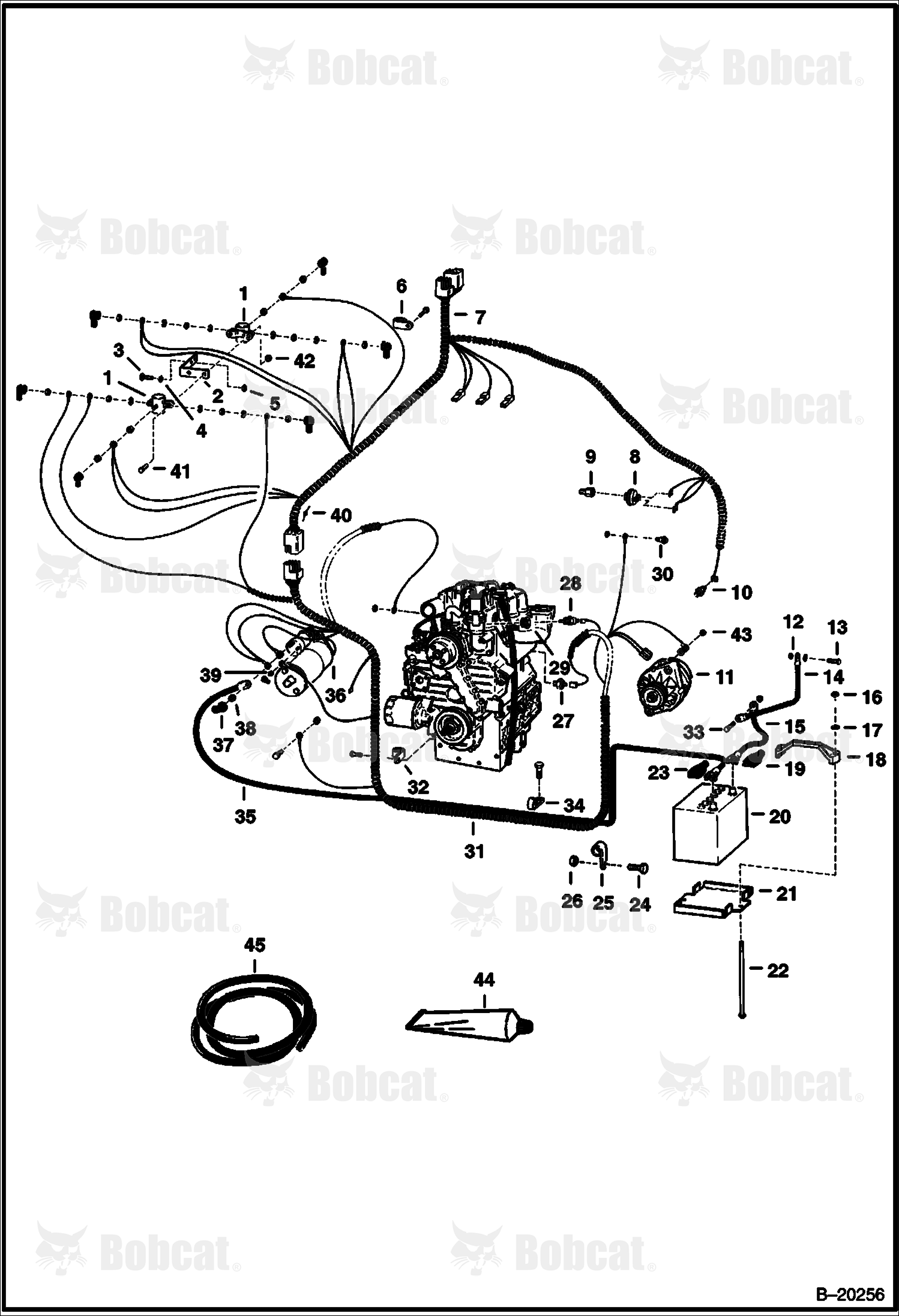 Engine Electrical Circuitry  501914085 & Above