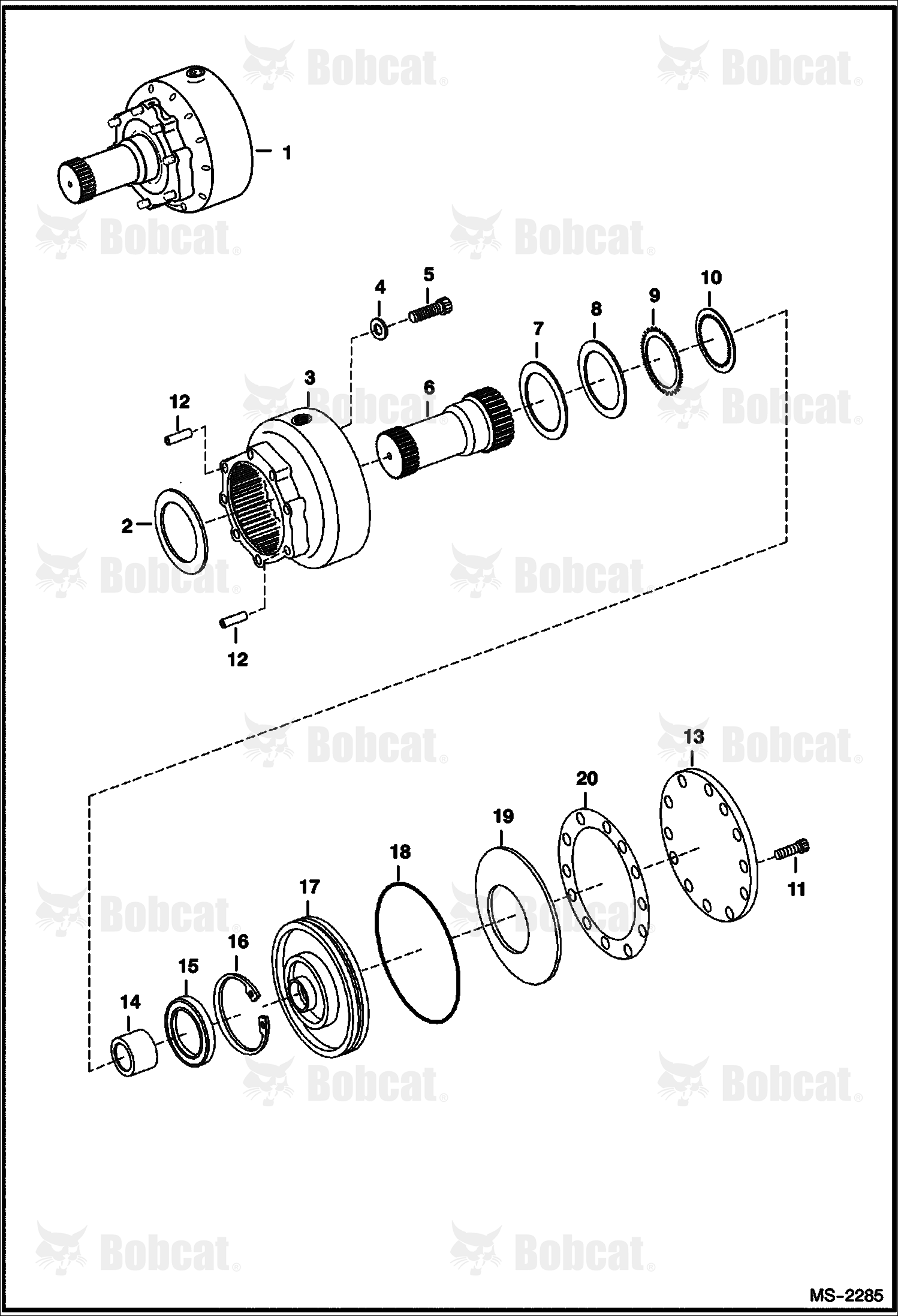 Hydrostatic Motor (Brake Assembly)