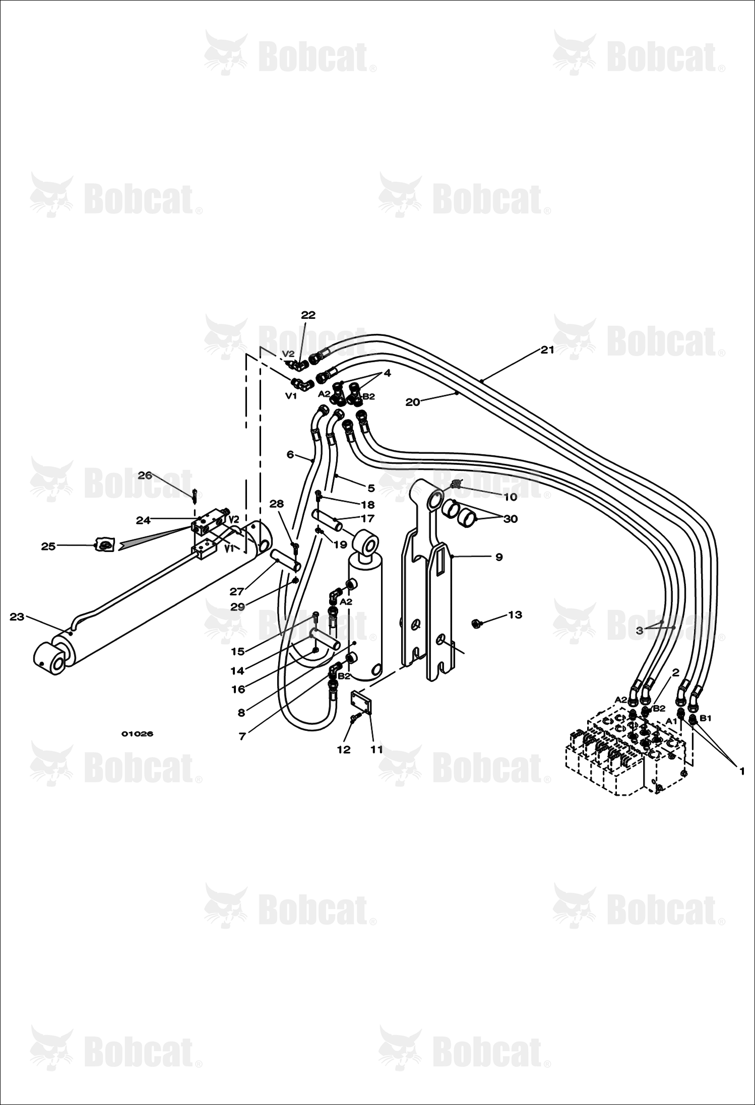 Arm Hydraulic Supply 367111001 - 367111191
