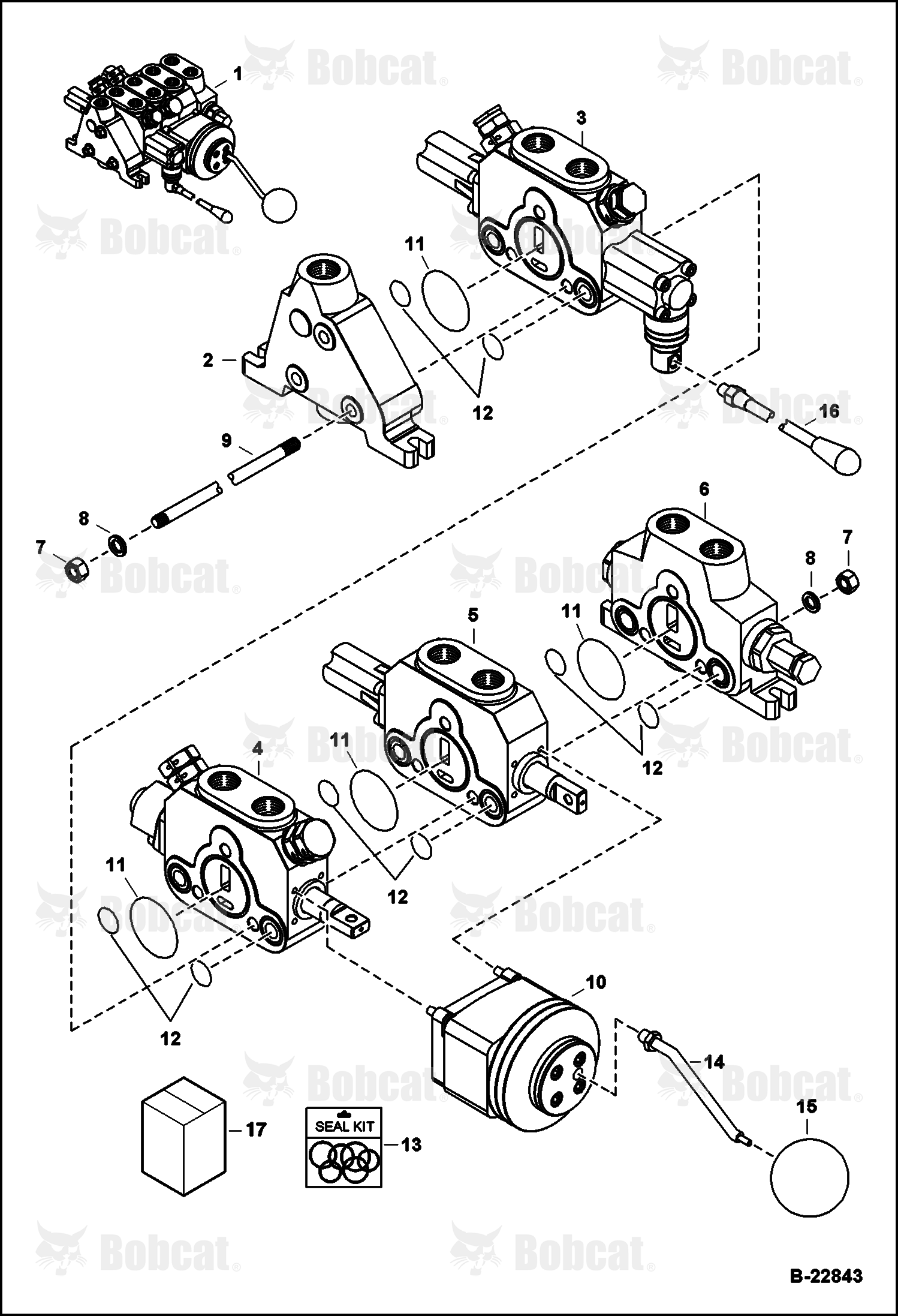 Hydraulic Circuitry (Loader Control Valve Assy)