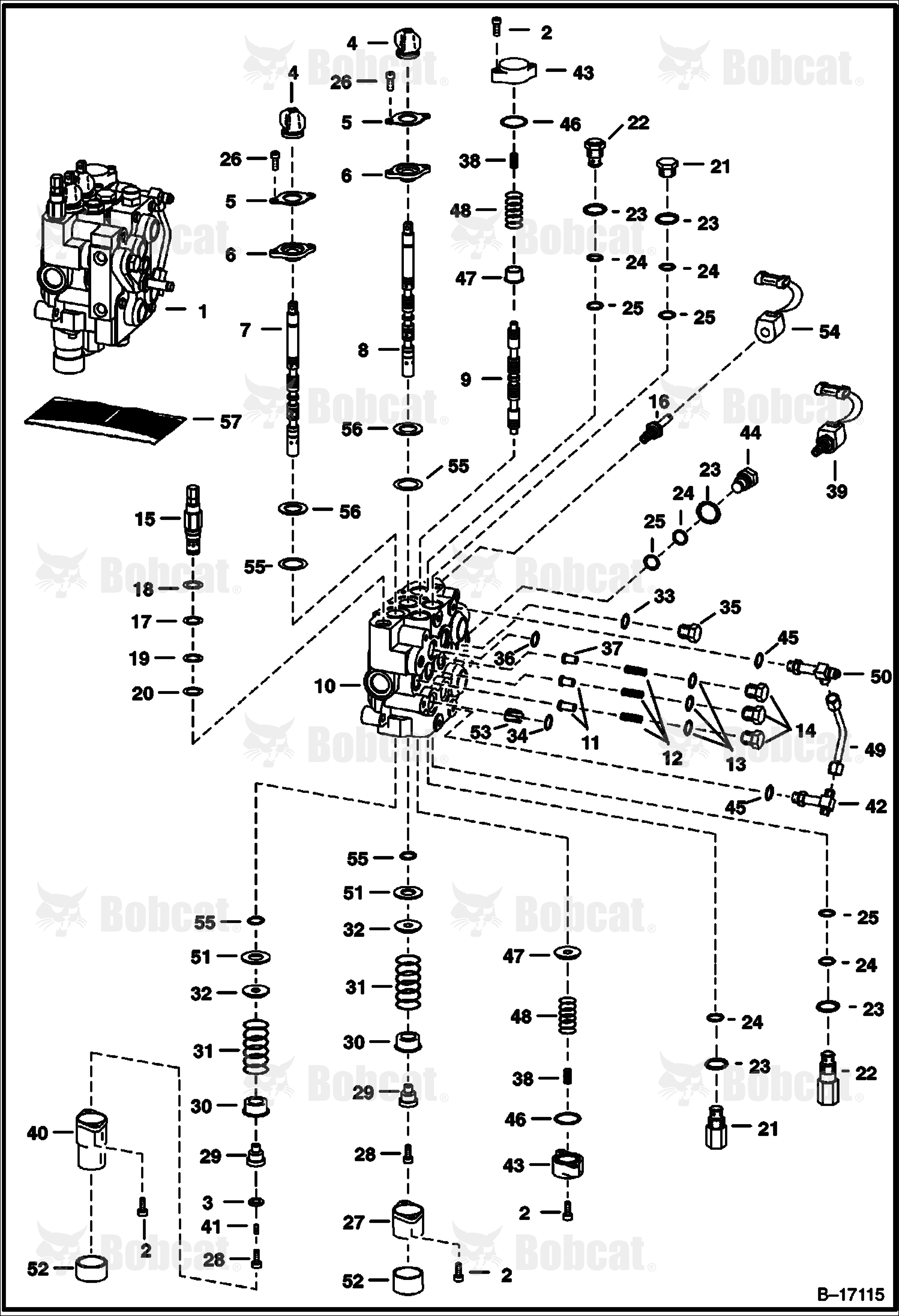Hydraulic Control Valve (Advanced Hand Controls) (W/BICS Valve)