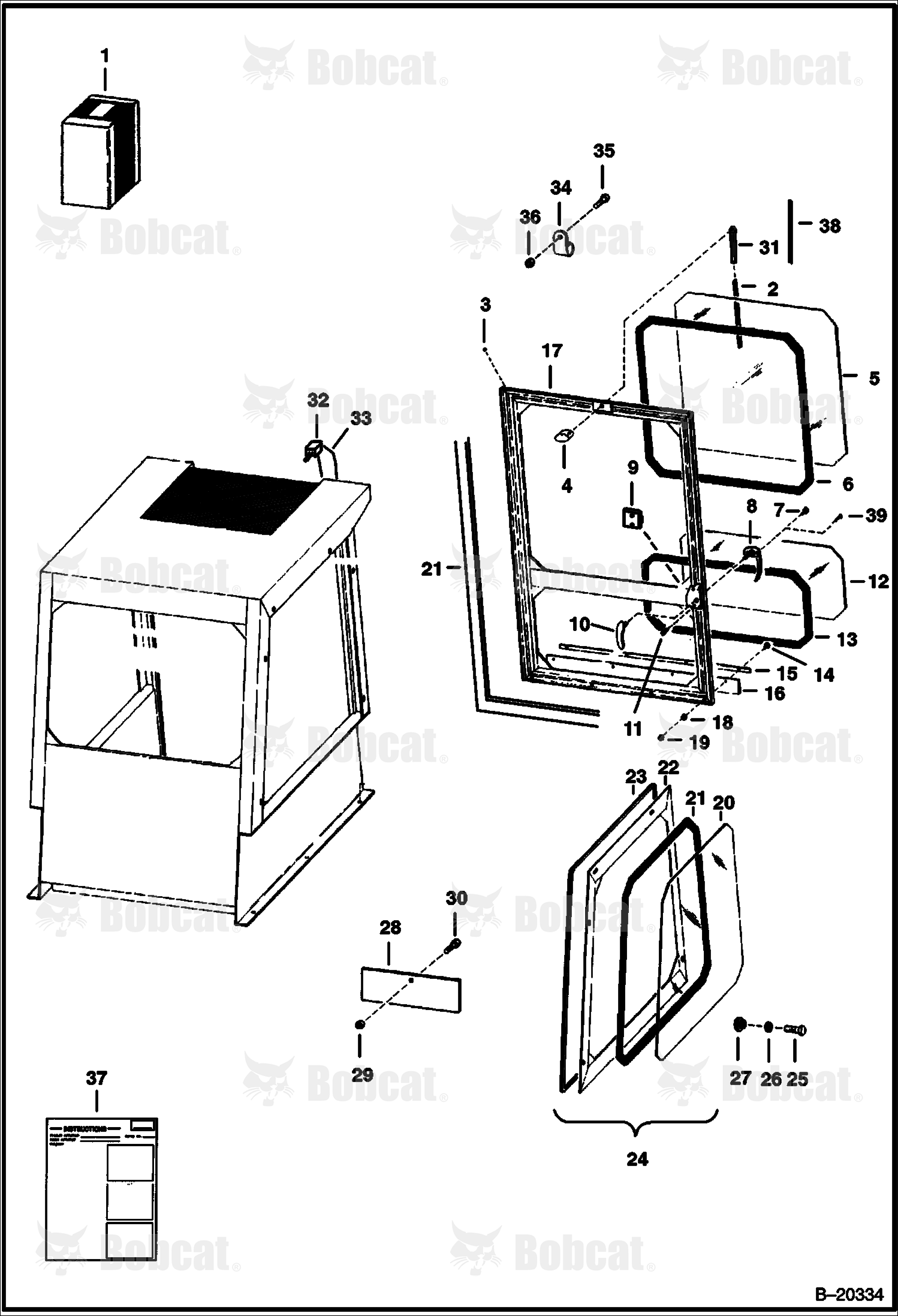 CAB Enclosure 4963M11001 - 4963M12686