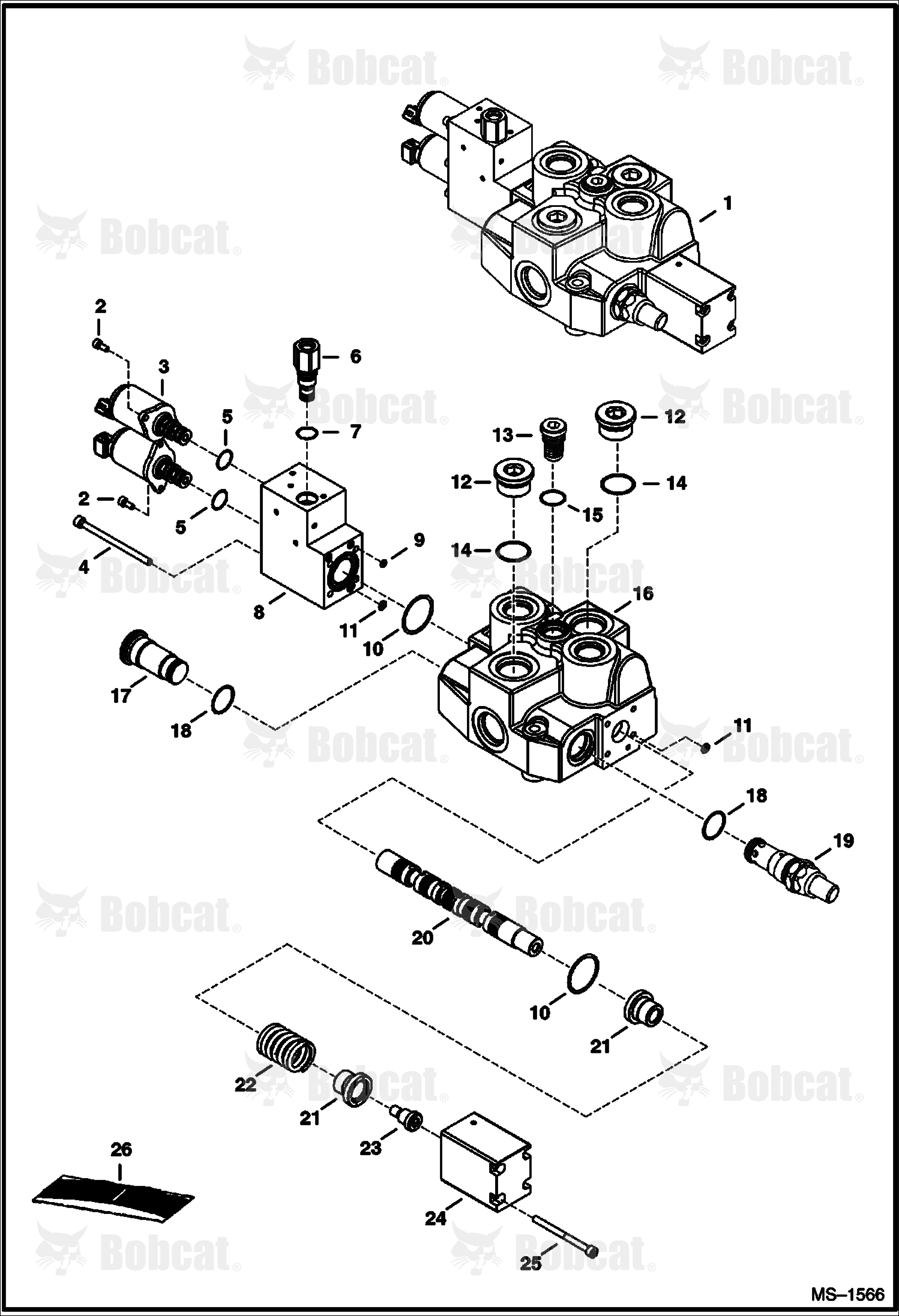 Auxiliary Hydraulic Valve