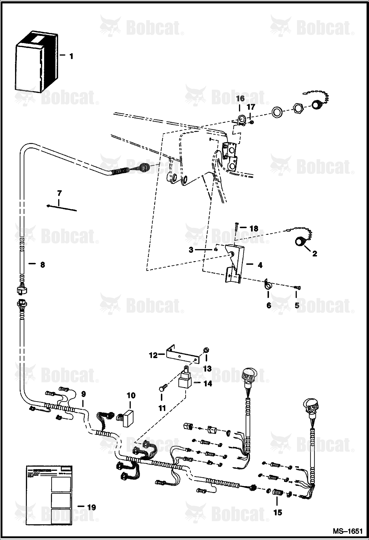 Electrical Controls Kit (Attachment) (For Machines W/AHC)