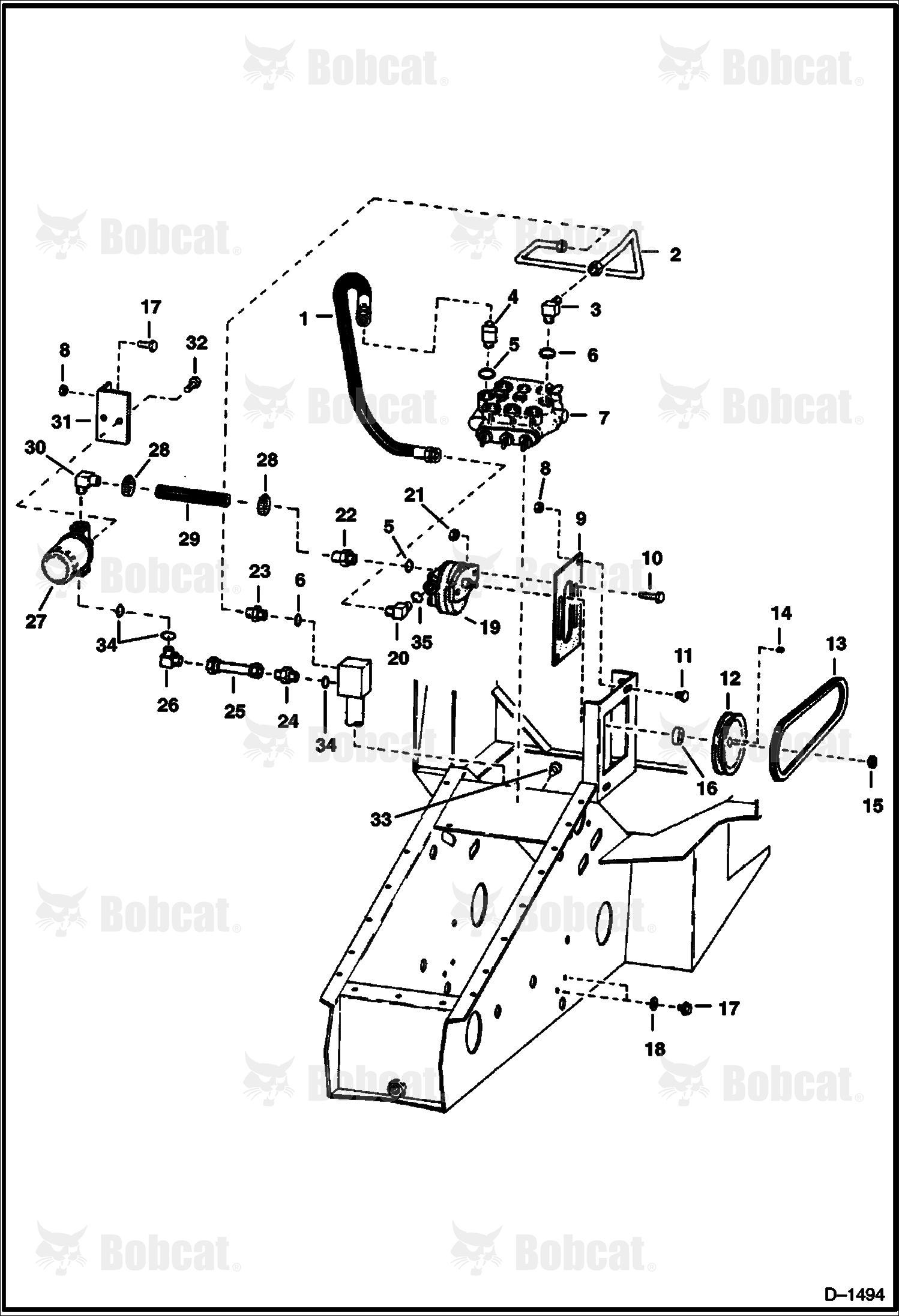 Hydraulic Circuitry  499613696 & Above