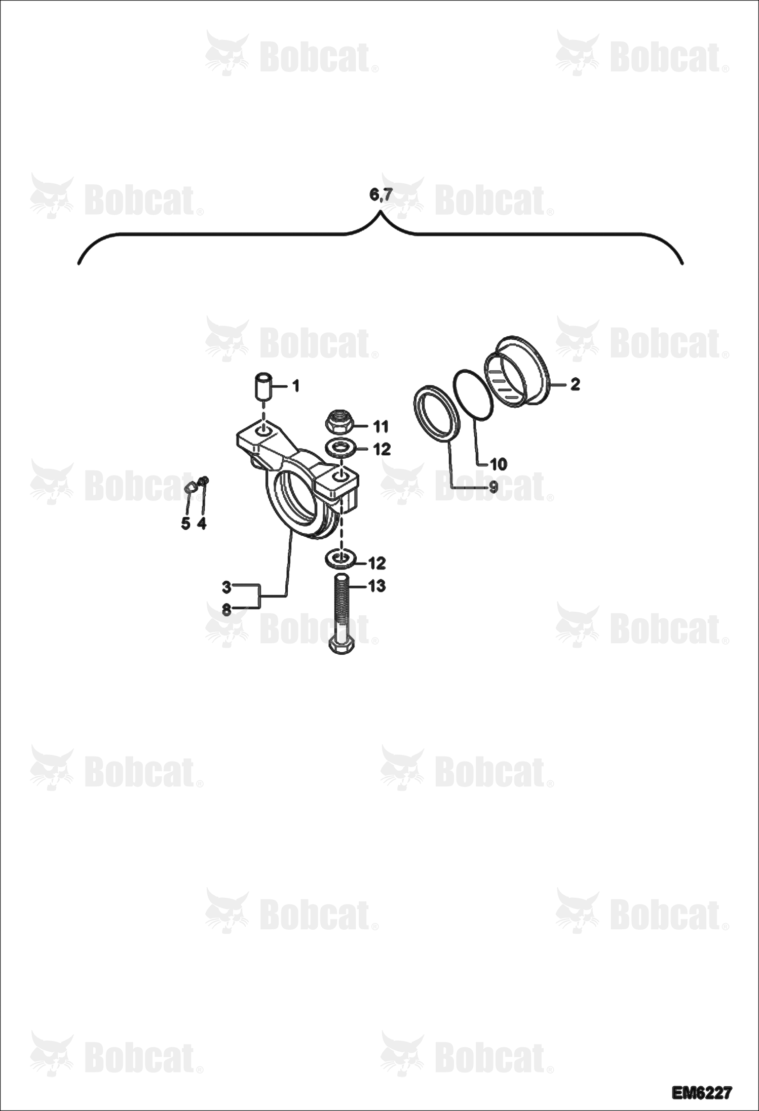 Axle Oscillating Supports