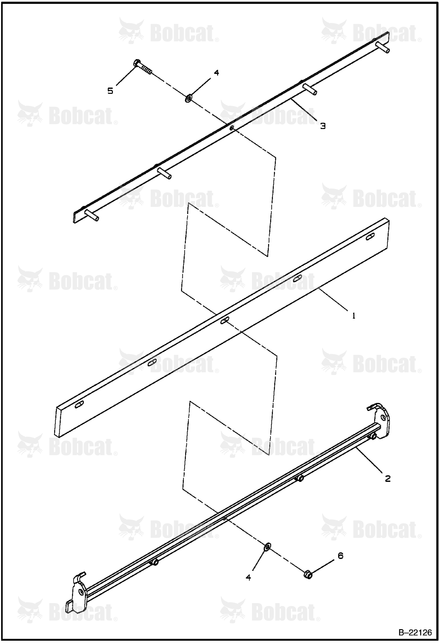 Front Inside Scraper Assembly