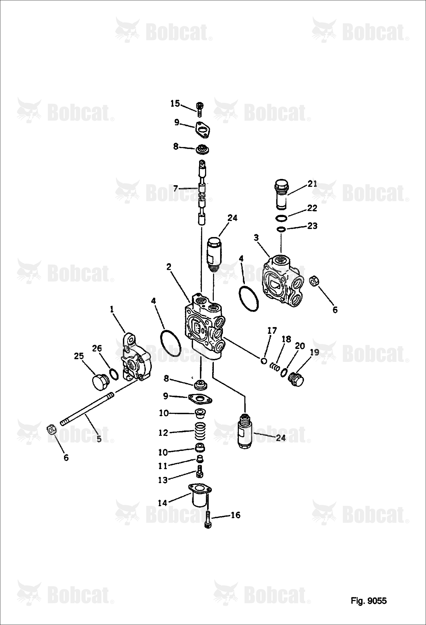 1-SPOOL Valve (FOR Additional VALVE) Usa SPEC. (OP)