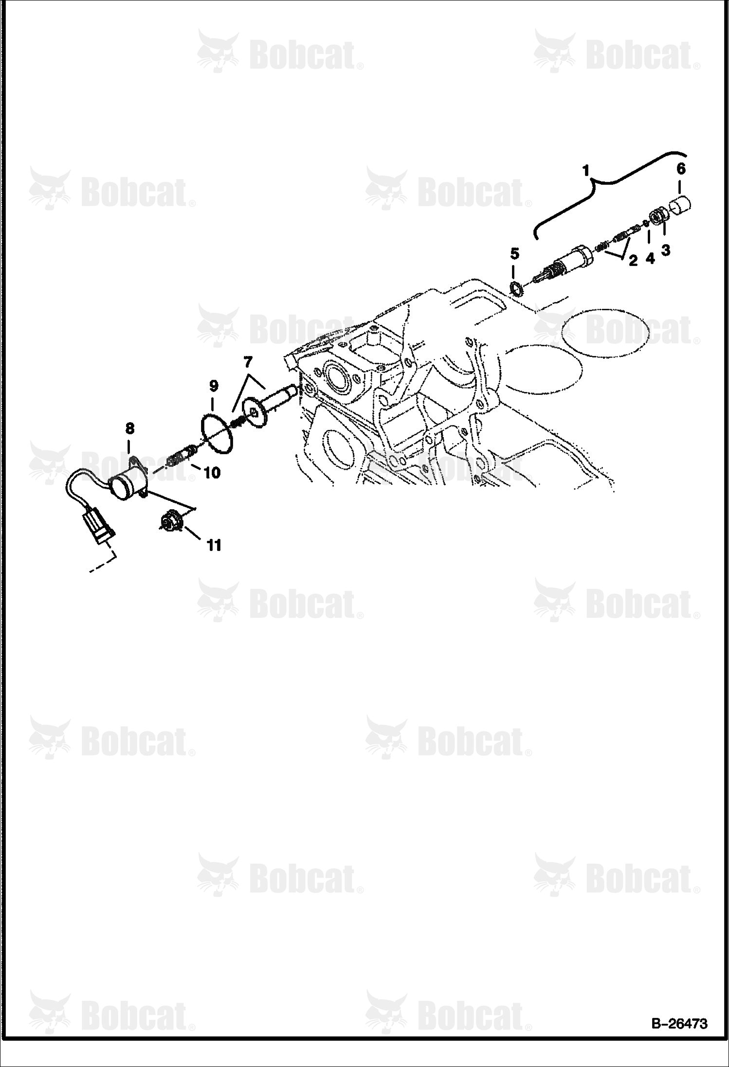 Engine Stop Lever (Kubota - V2003-M-DI-T)