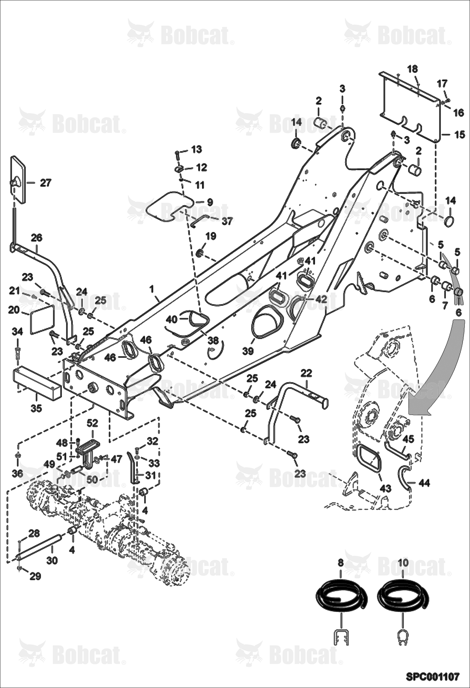 Frame  A8HD11001 - A8HD12999, A8GW11001 - A8GW12999, A8GT11001 - A8GT12999