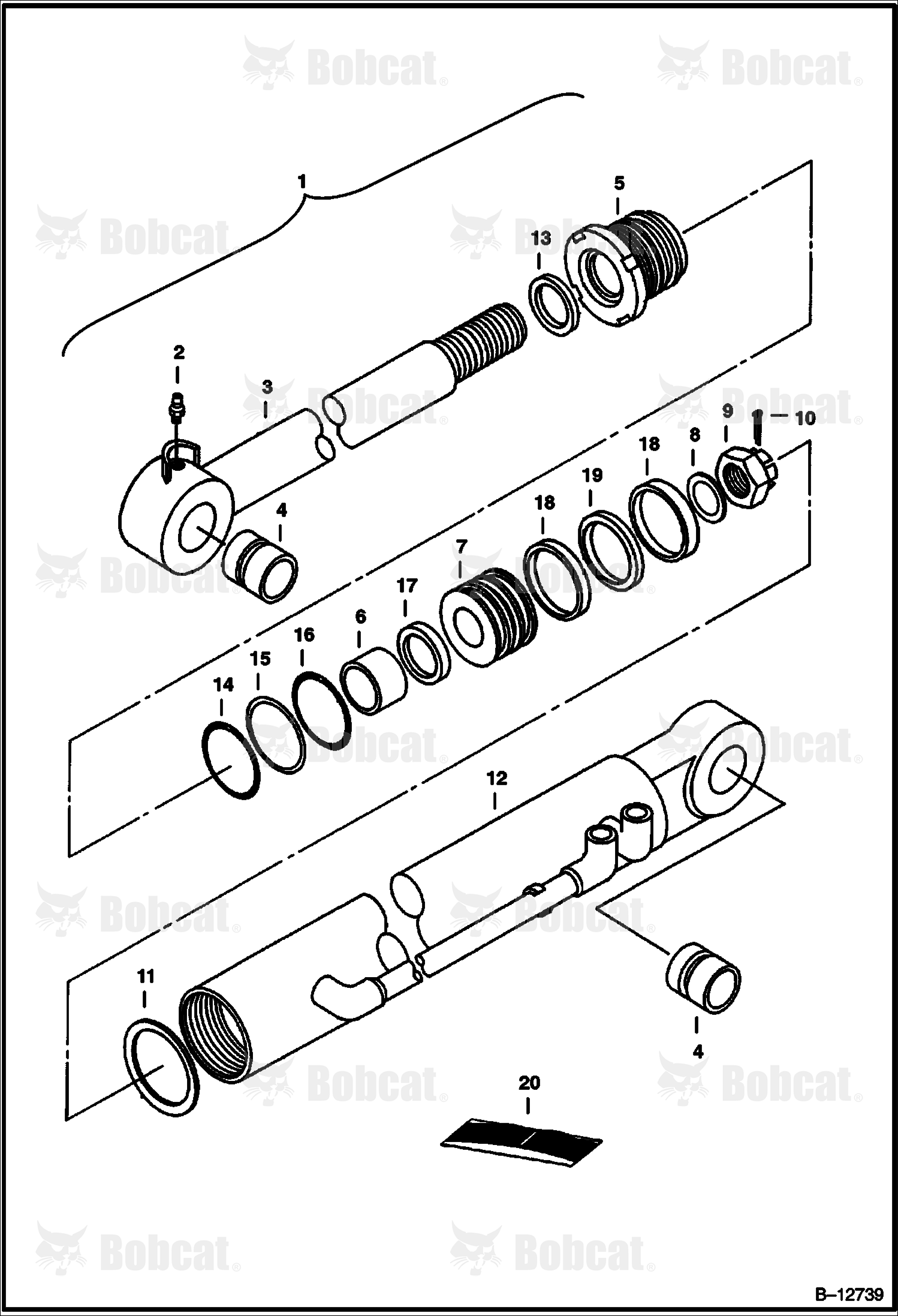 Swing Cylinder (Original Equipment)