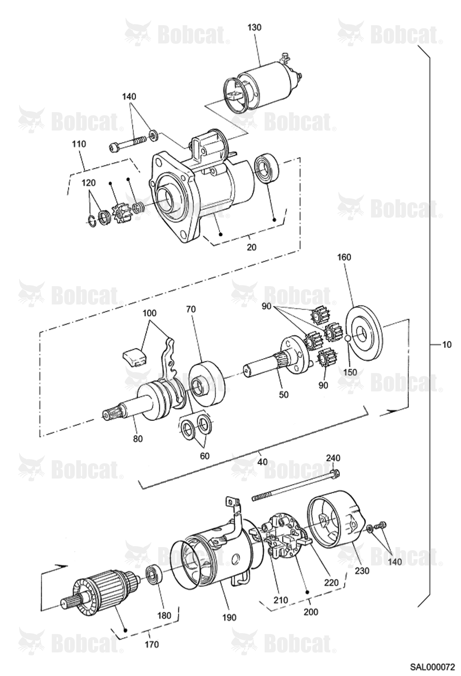 Starter (COMPONENT PARTS)