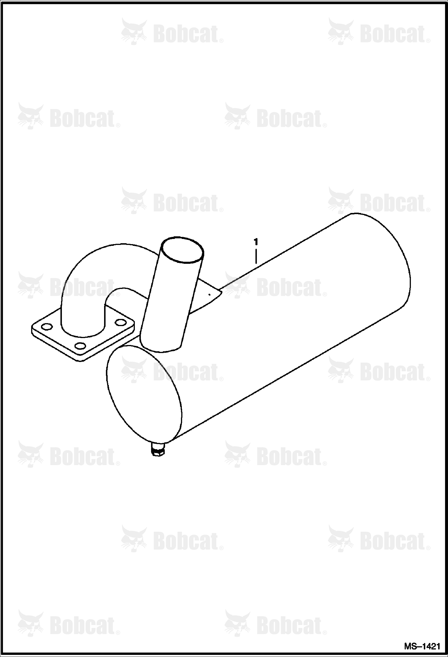 MUFFLER/PURIFIER Kit  515011001 & Above, 515111001 & Above