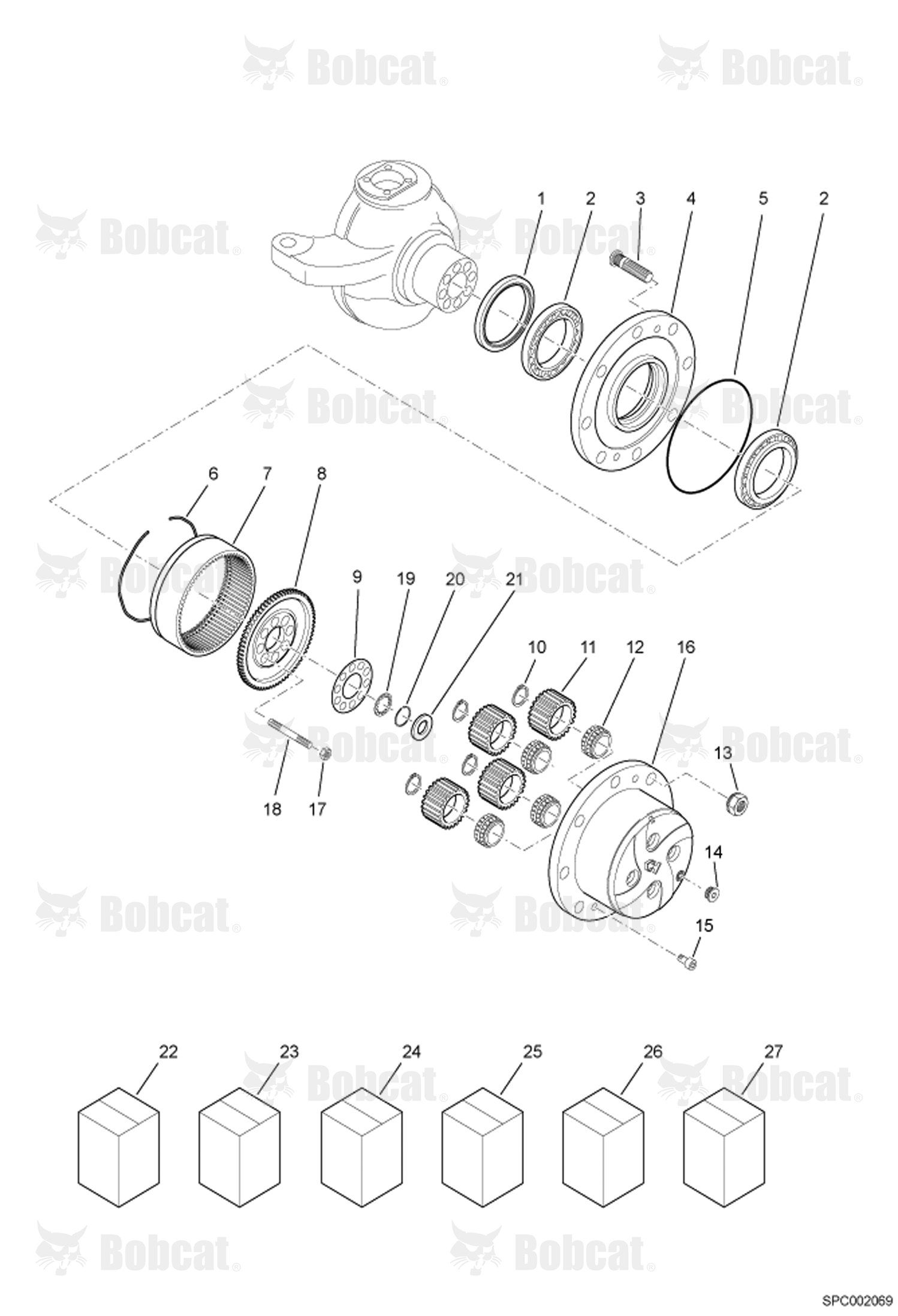Hub Reduction - Rear Axle
