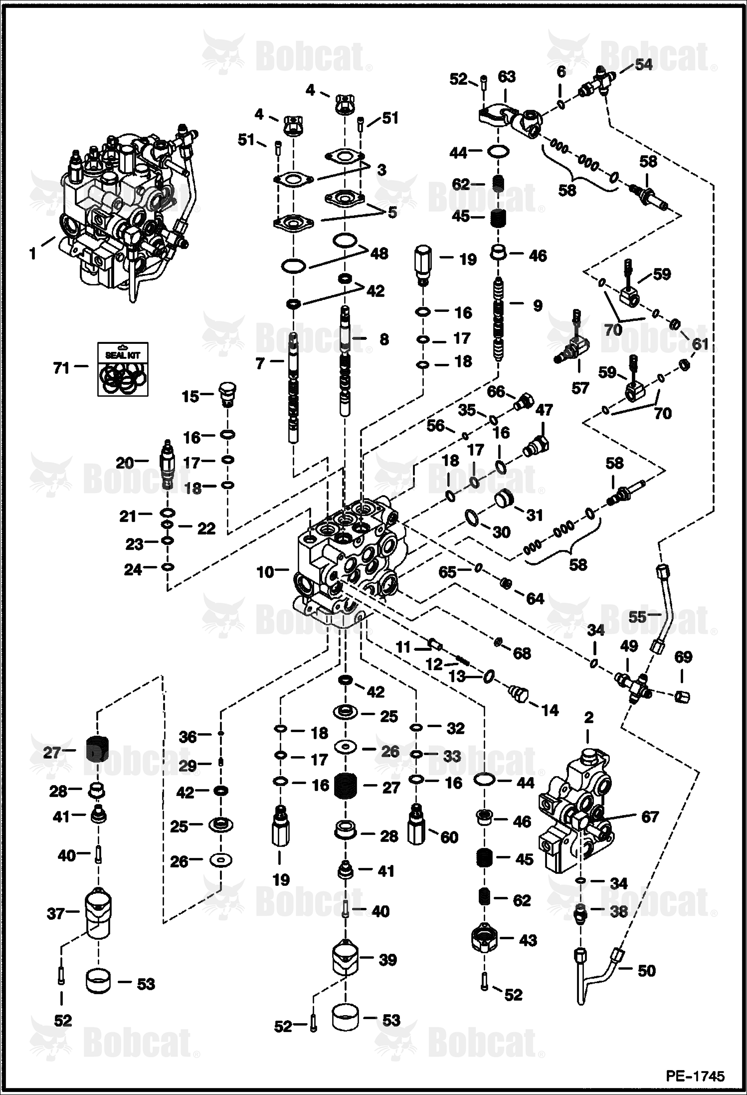 Hydraulic Control Valve 523411001 & Above, 523511001 & Above, 526411001 - 526411999, 526511001 - 526511999