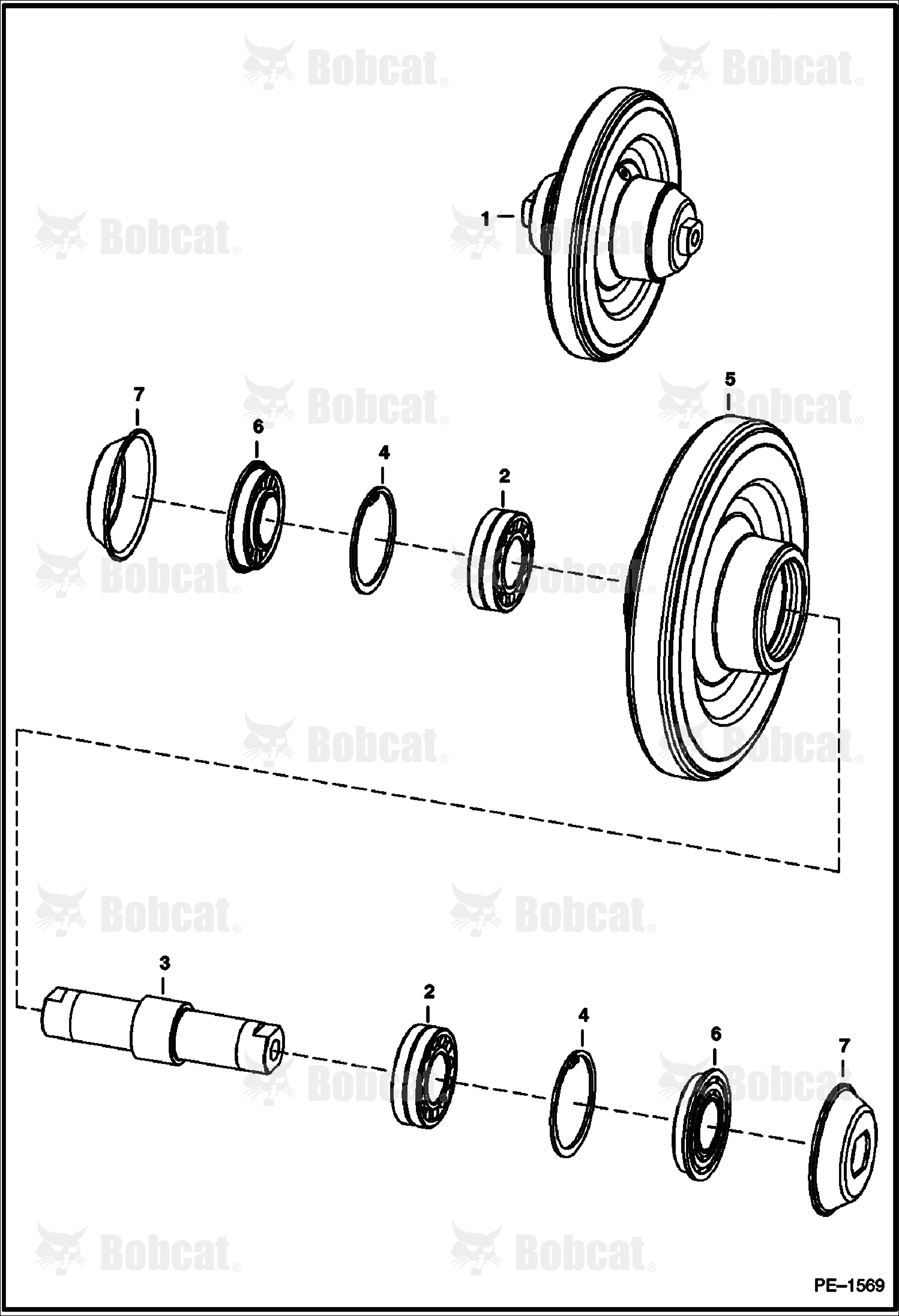 Rear Idler 518916541 & Above, 516815106 & Above, 517515156 & Above