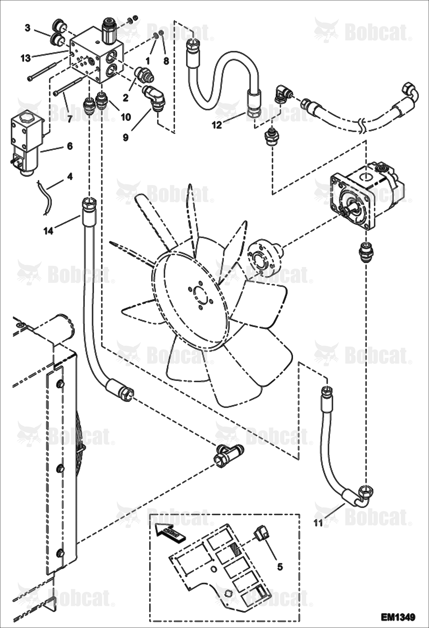 Cooling Fan Circuit (W/Fan Reverse)