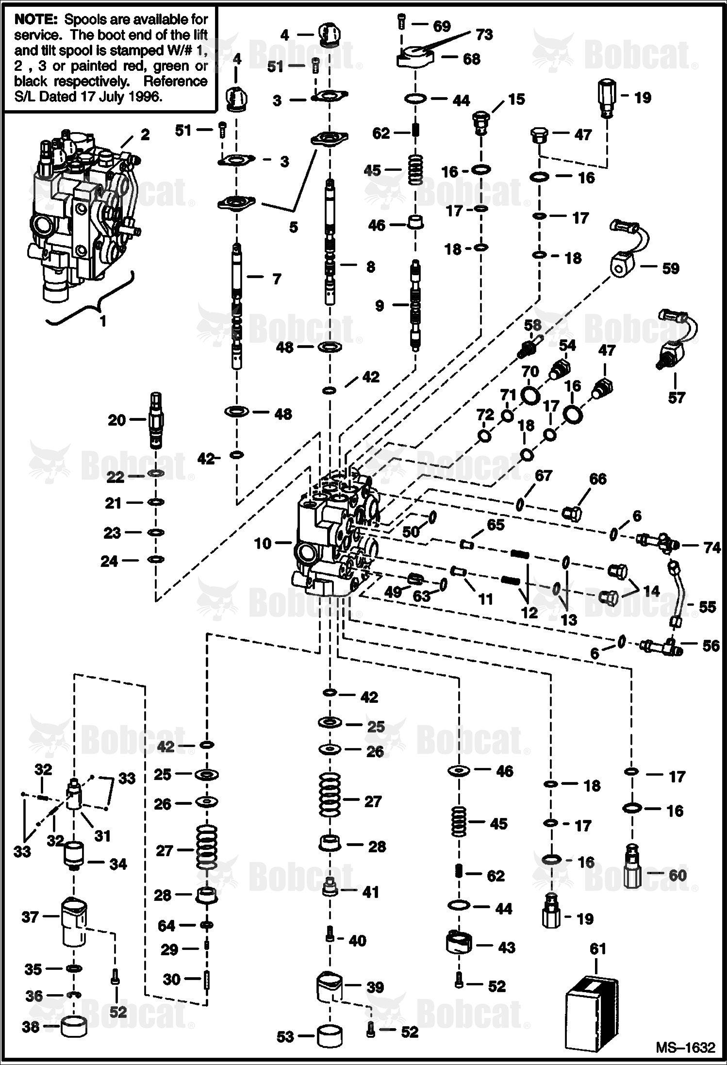 Hydraulic Control Valve (High Flow) (W/ BICS Control Valve)