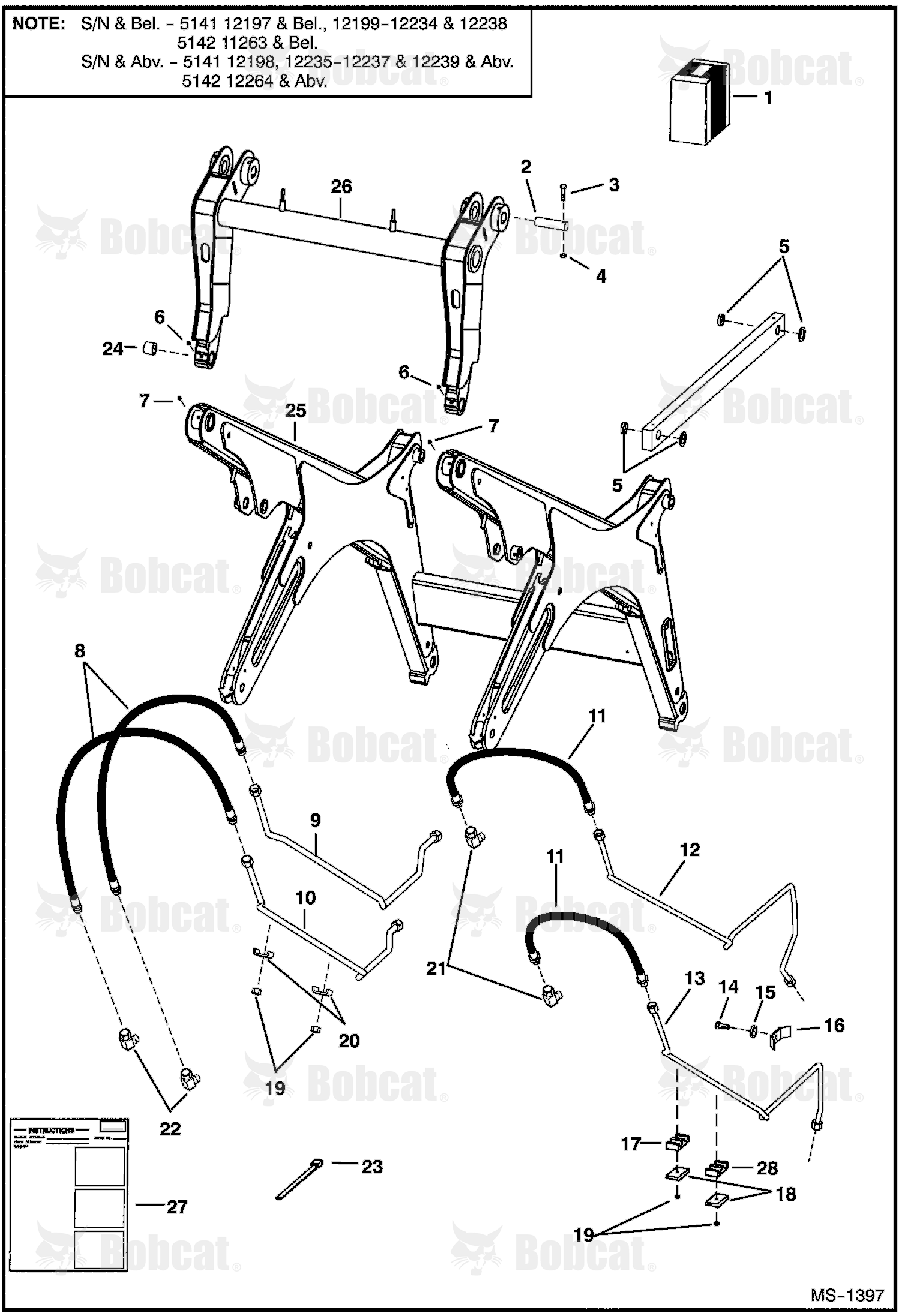 Lift Arm Replacement Kit