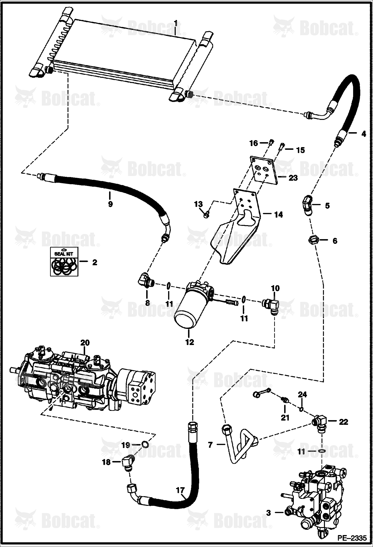 Hydrostatic Circuitry  524614400 & Above, 524711900 & Above