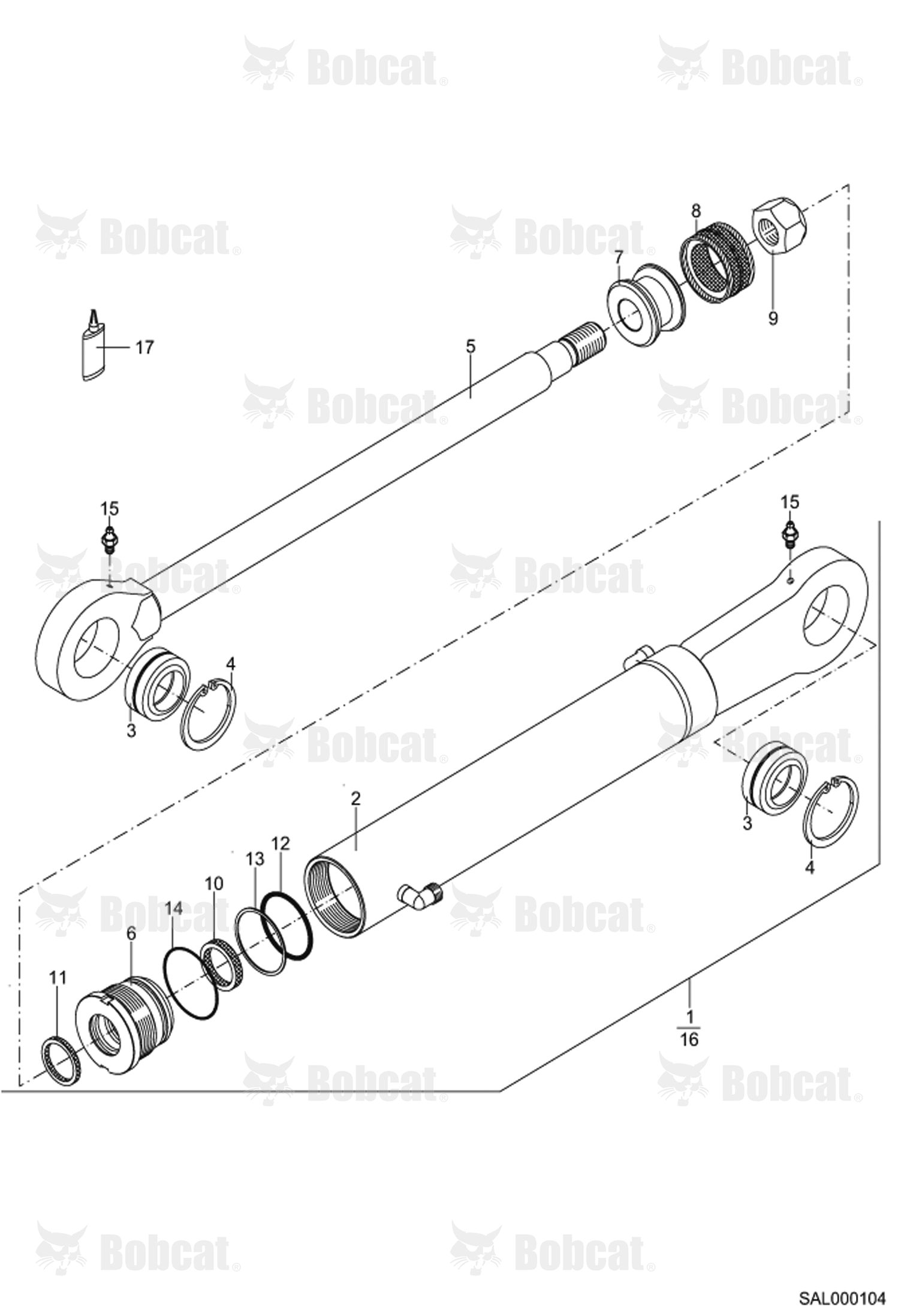 Dumping Cylinder
