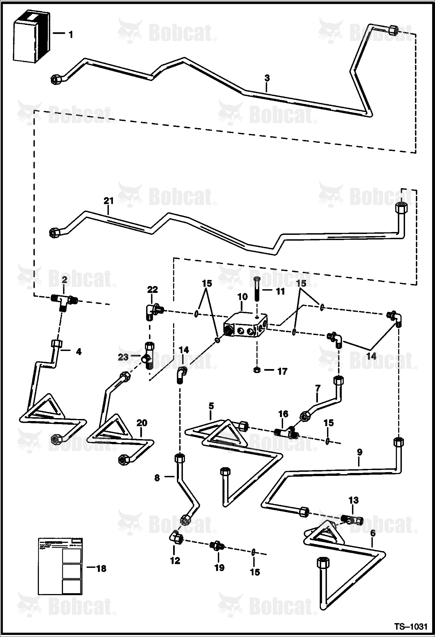 Bucket Positioning Valve Kit  508620307 & Below