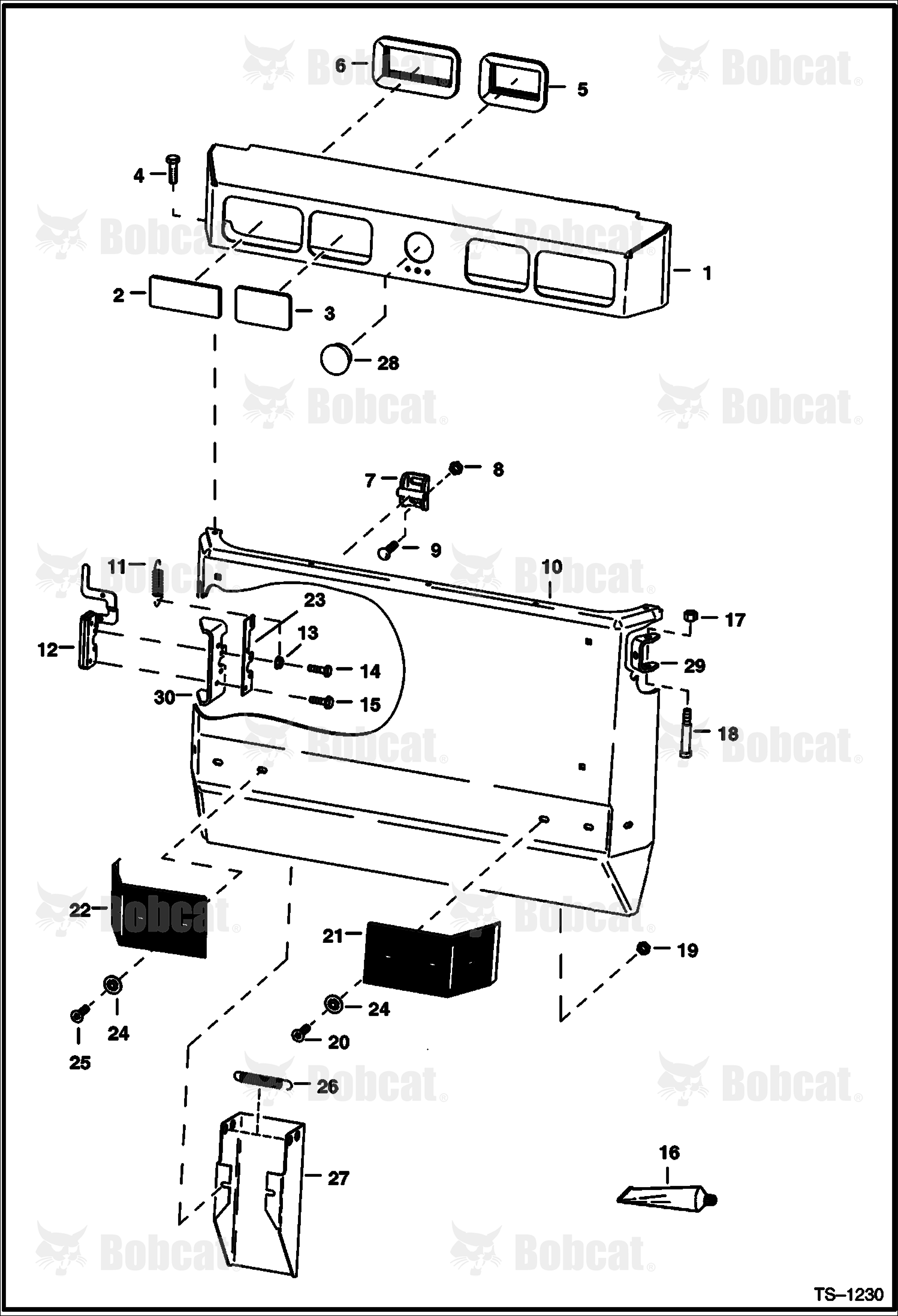 Rear Door  514115365 & Below, 514213009 & Below