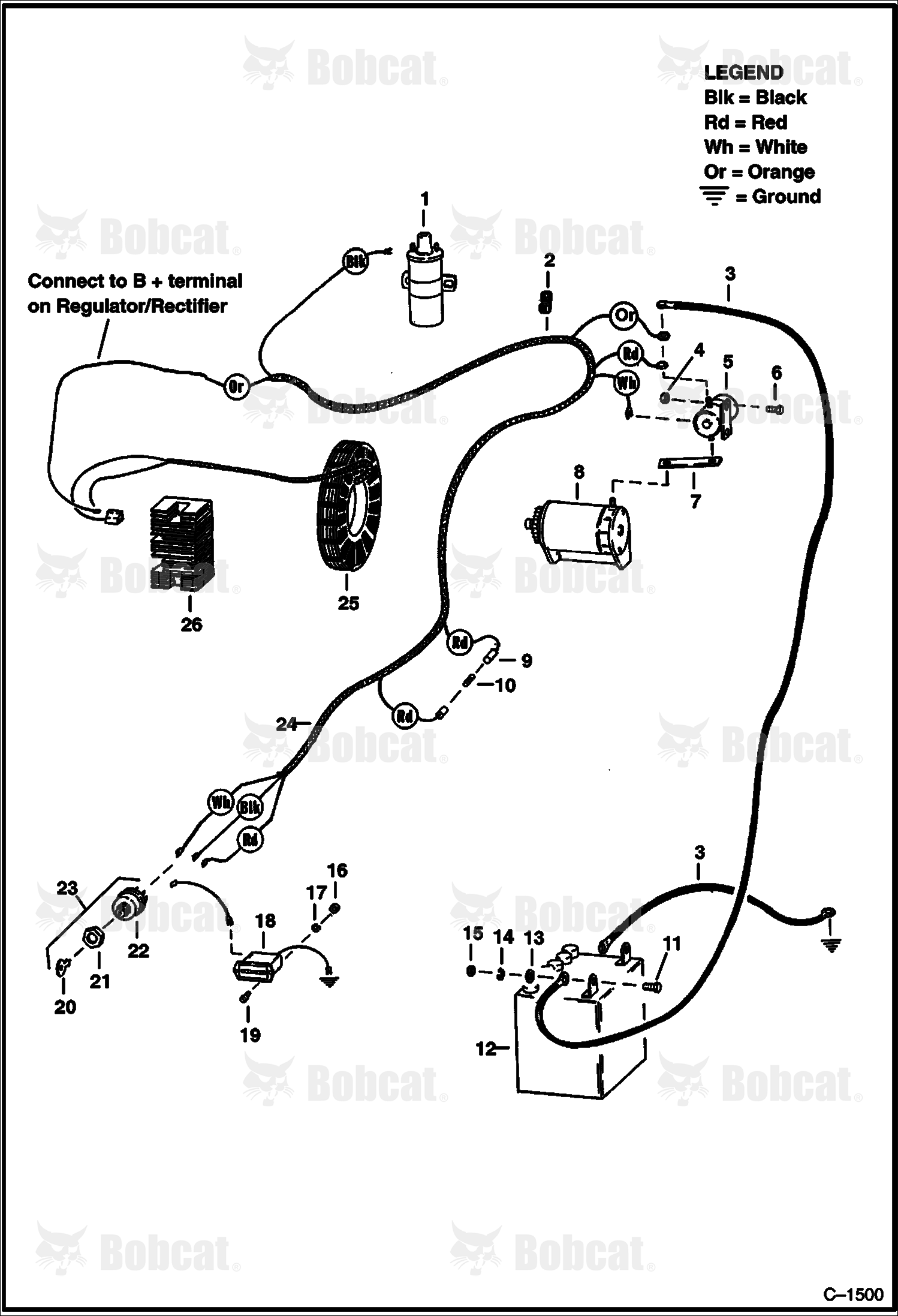 Main Frame Electrical Circuitry  495311001 - 495311576