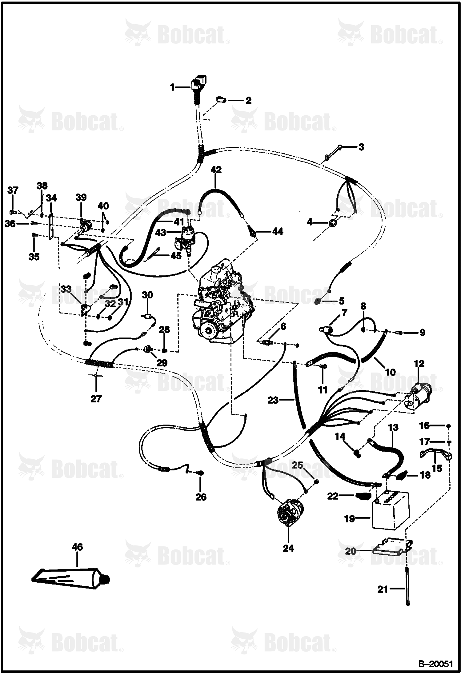 Engine Electrical Circuitry  501812165 - 501822999