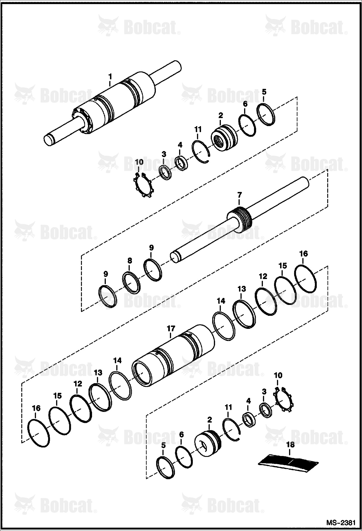 Axle Assembly (Steering Cylinder)