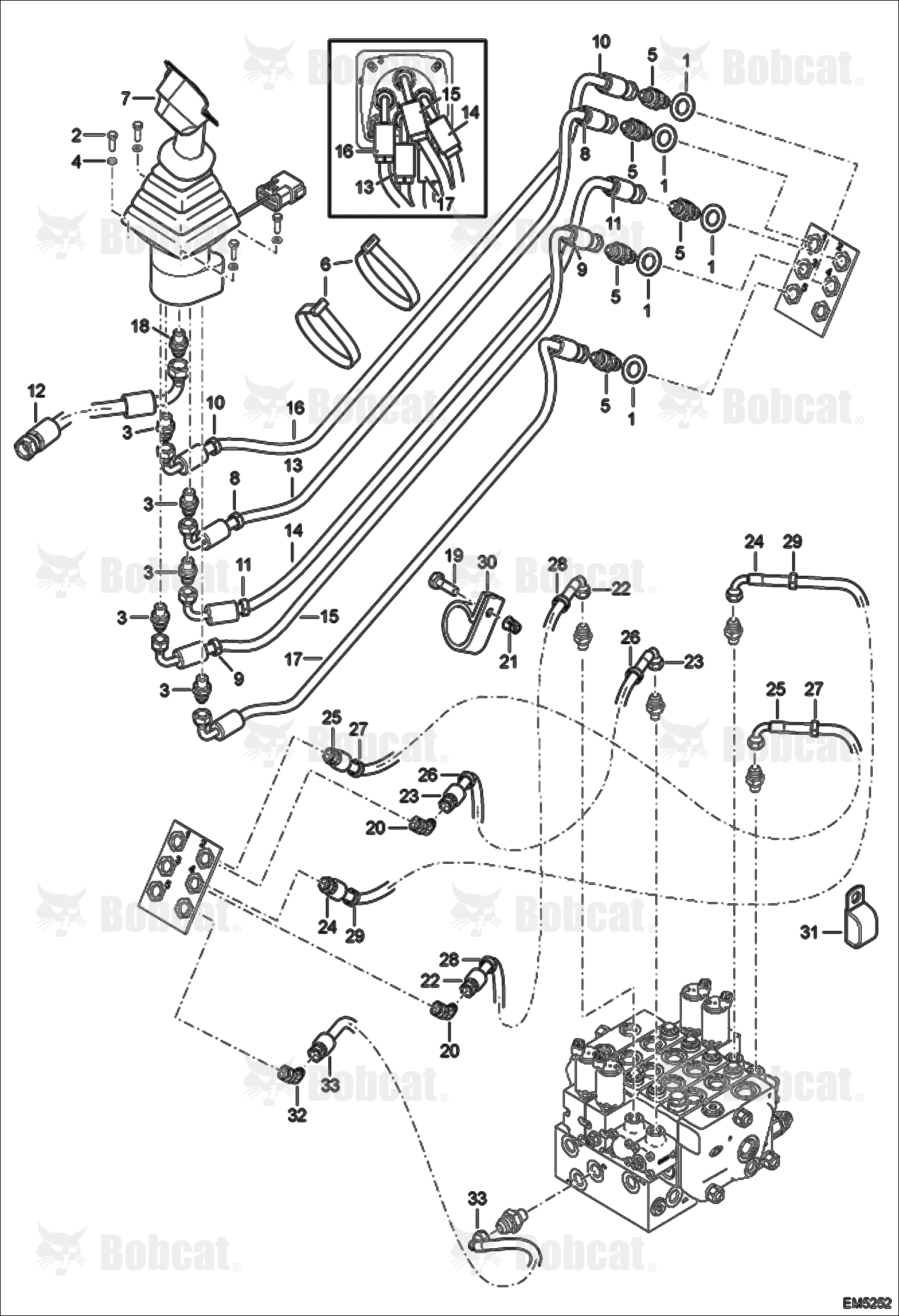 Joystick Installation  AC1C11239 & Above, AC1D12000 & Above