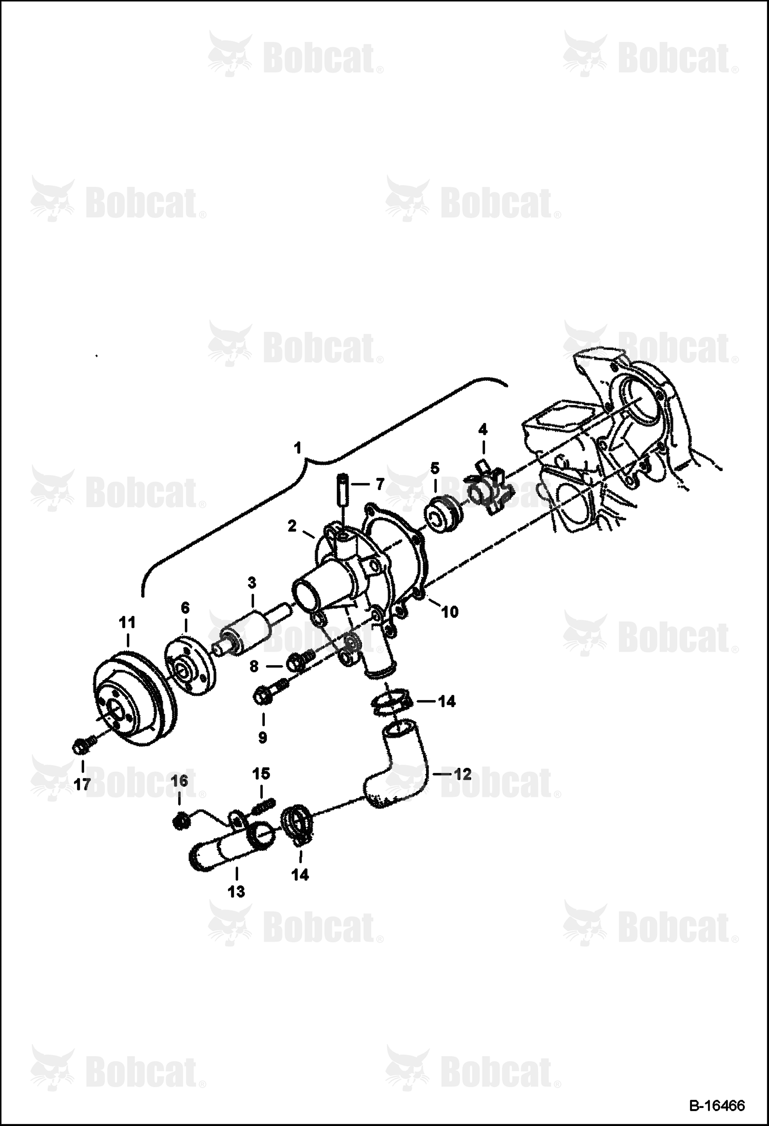Water Pump (Kubota D722)