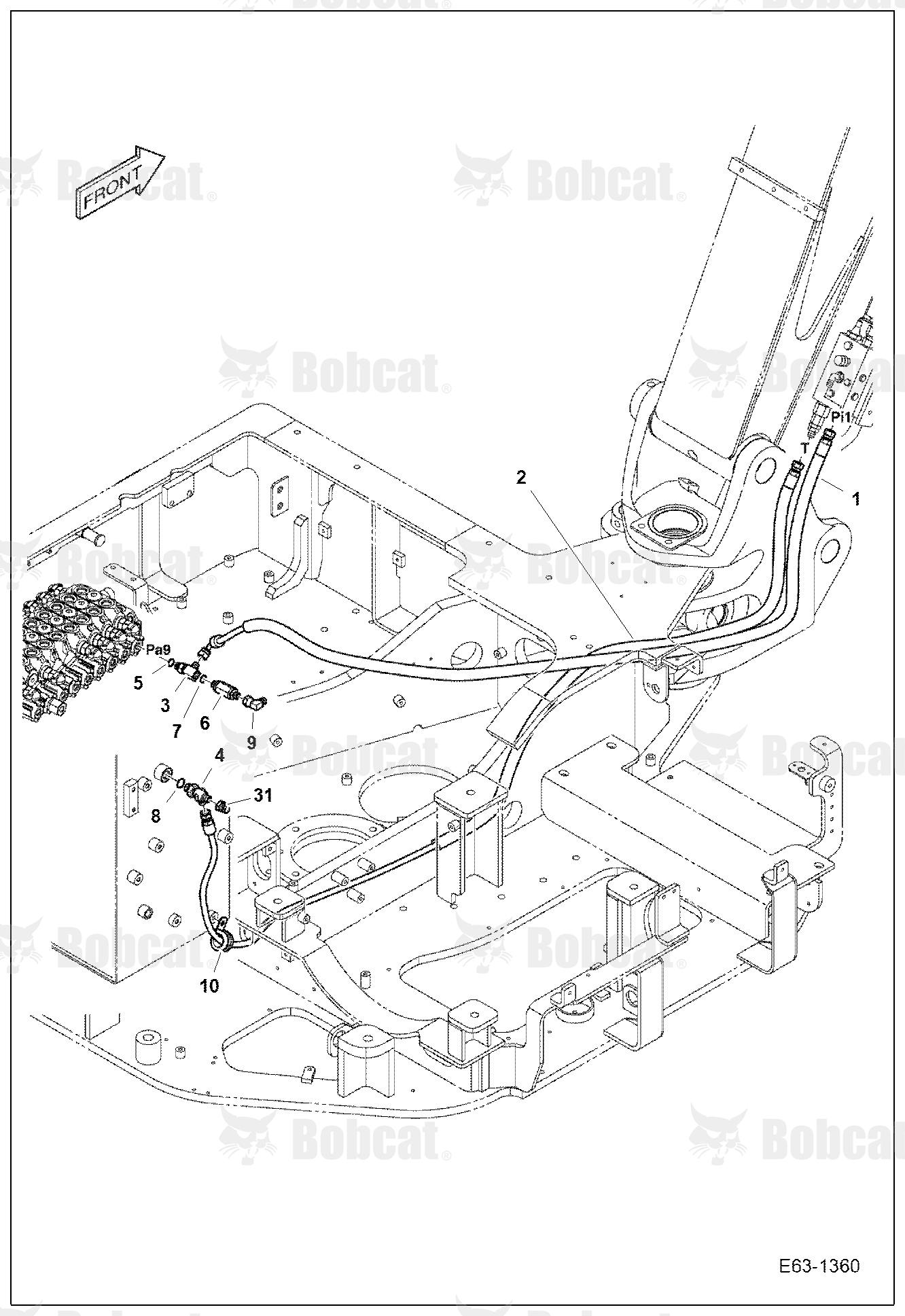 Hydraulic Circuitry ( Boom Lock Valve)