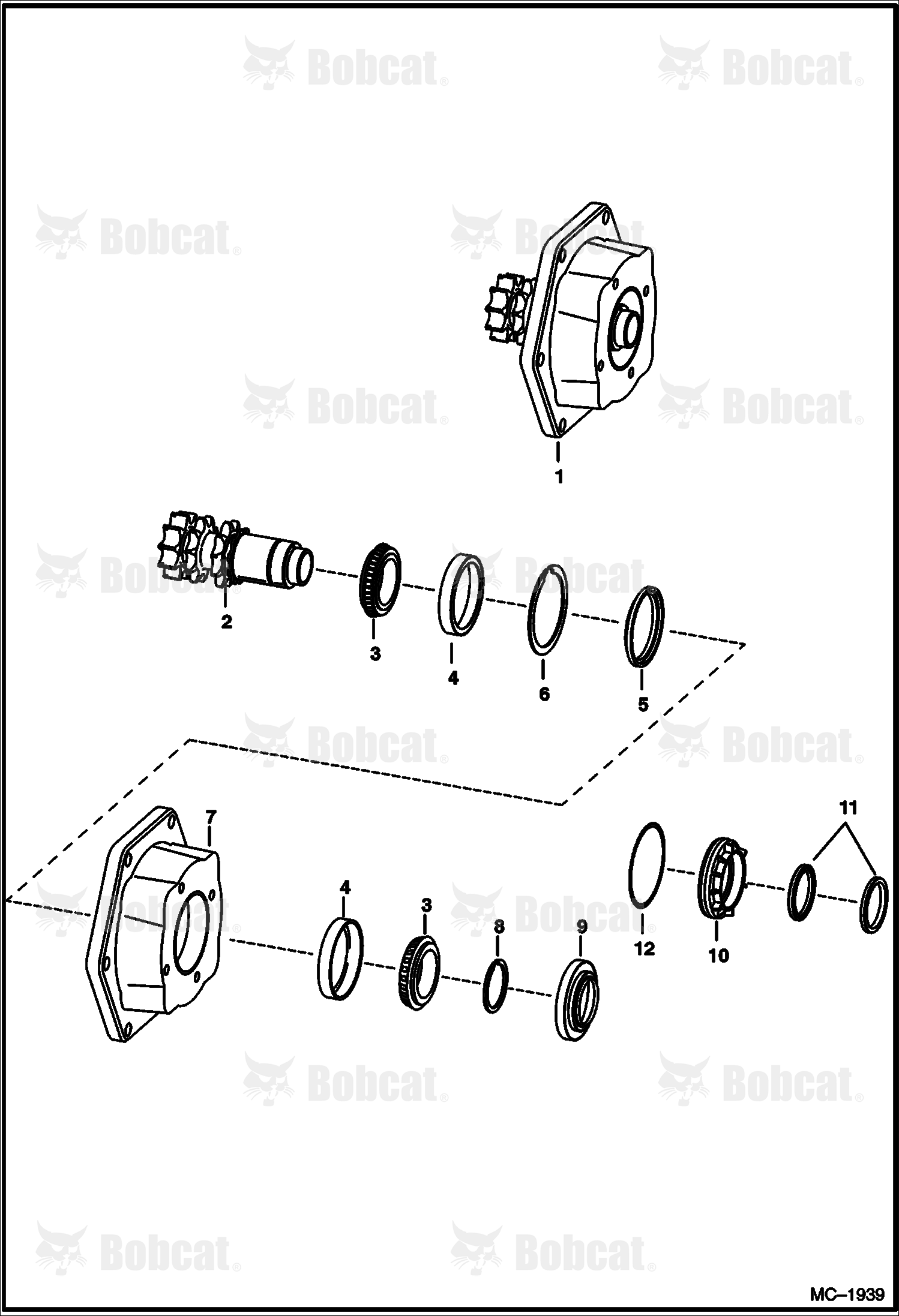 Motor Carrier (Drive Motor Mount Assy.)