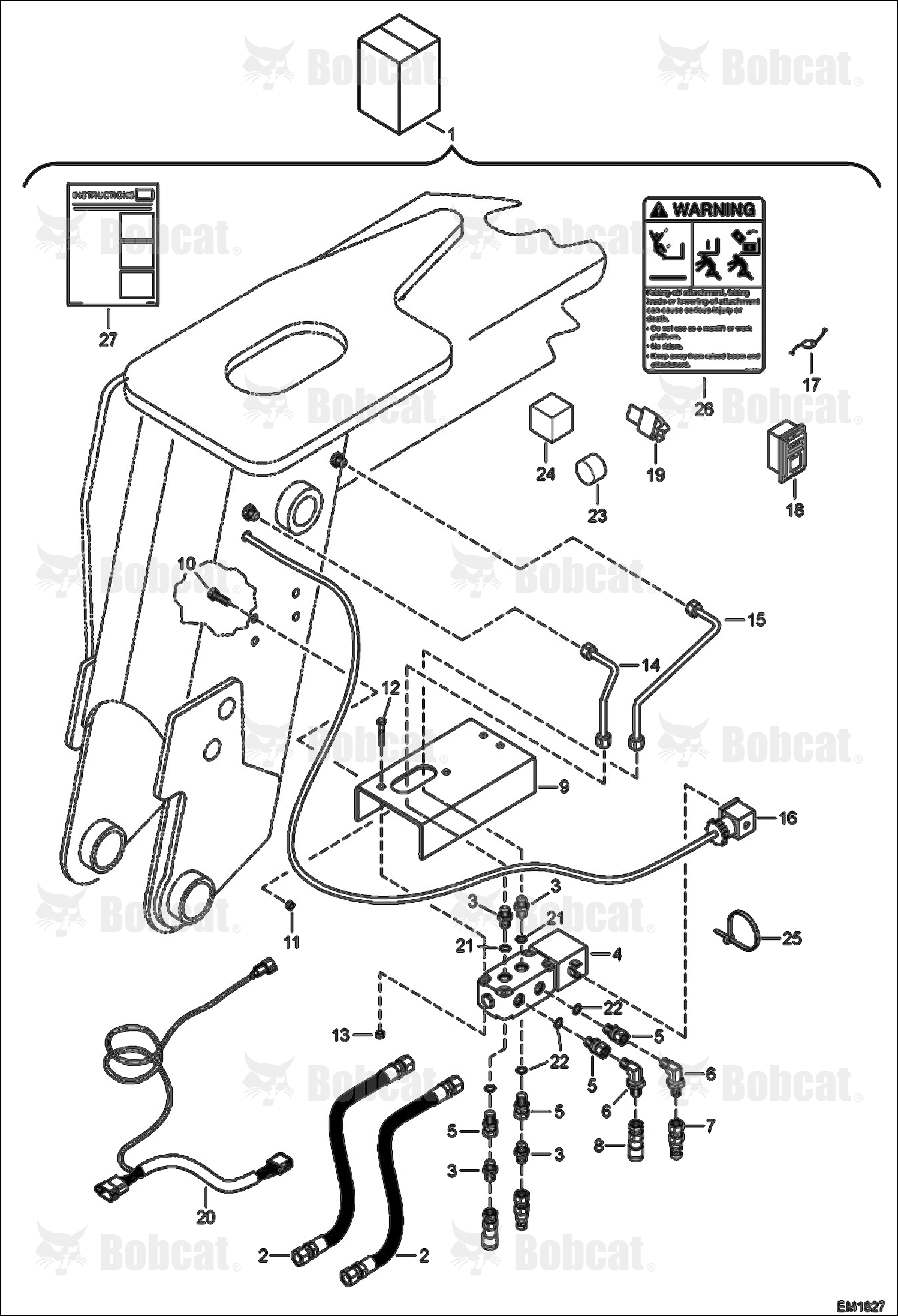 Secondary Auxiliary Hydraulics Kit