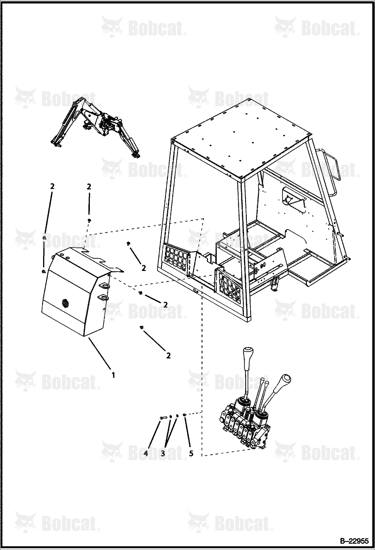 ROPS/FOPS (Backhoe Control Valve)