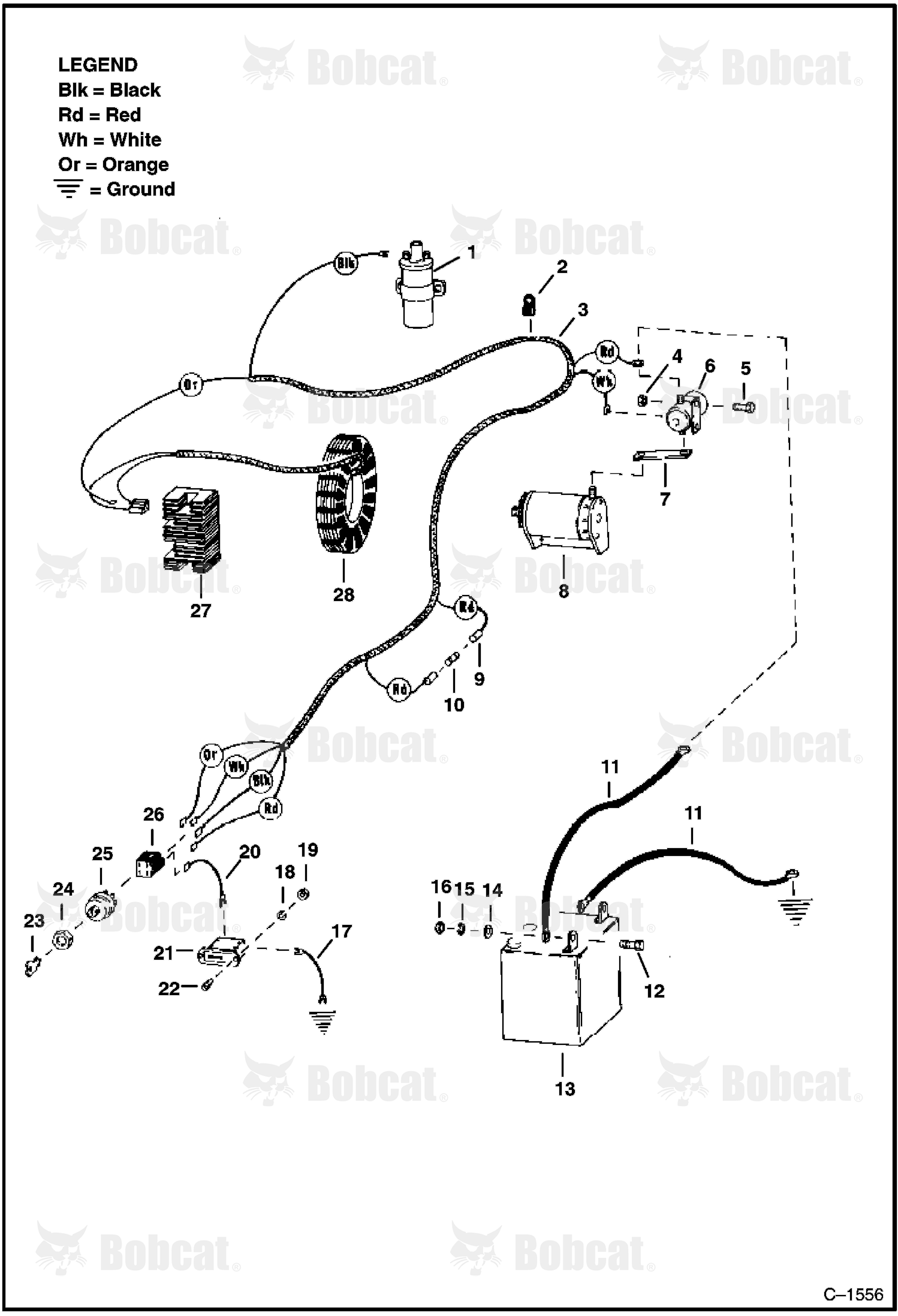 Main Frame Electrical Circuitry  4953-B-1577-UGM & Above