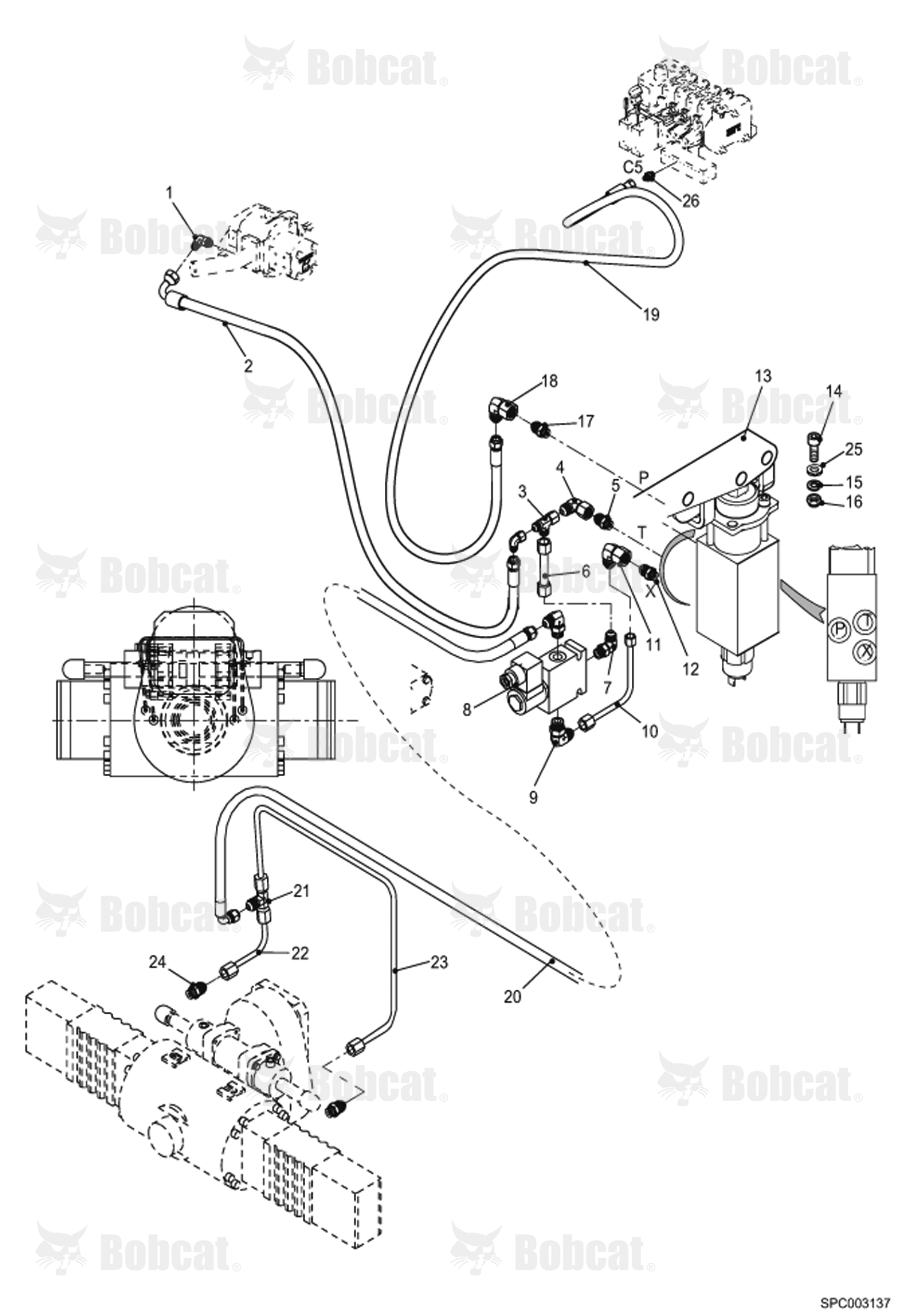 Parking Brake Hydraulic Installation