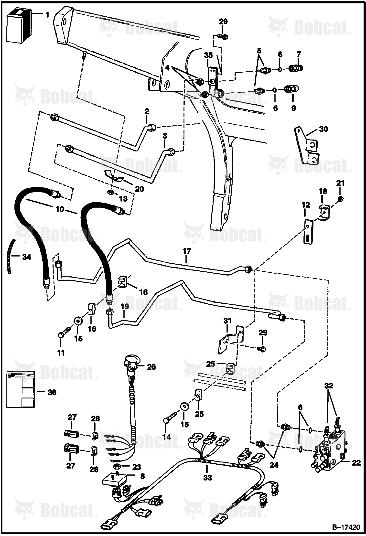 Front Auxiliary Kit (W/FF Couplers) 512217846 - 512220297, 512440566 - 512440720, 512612076 - 512612257