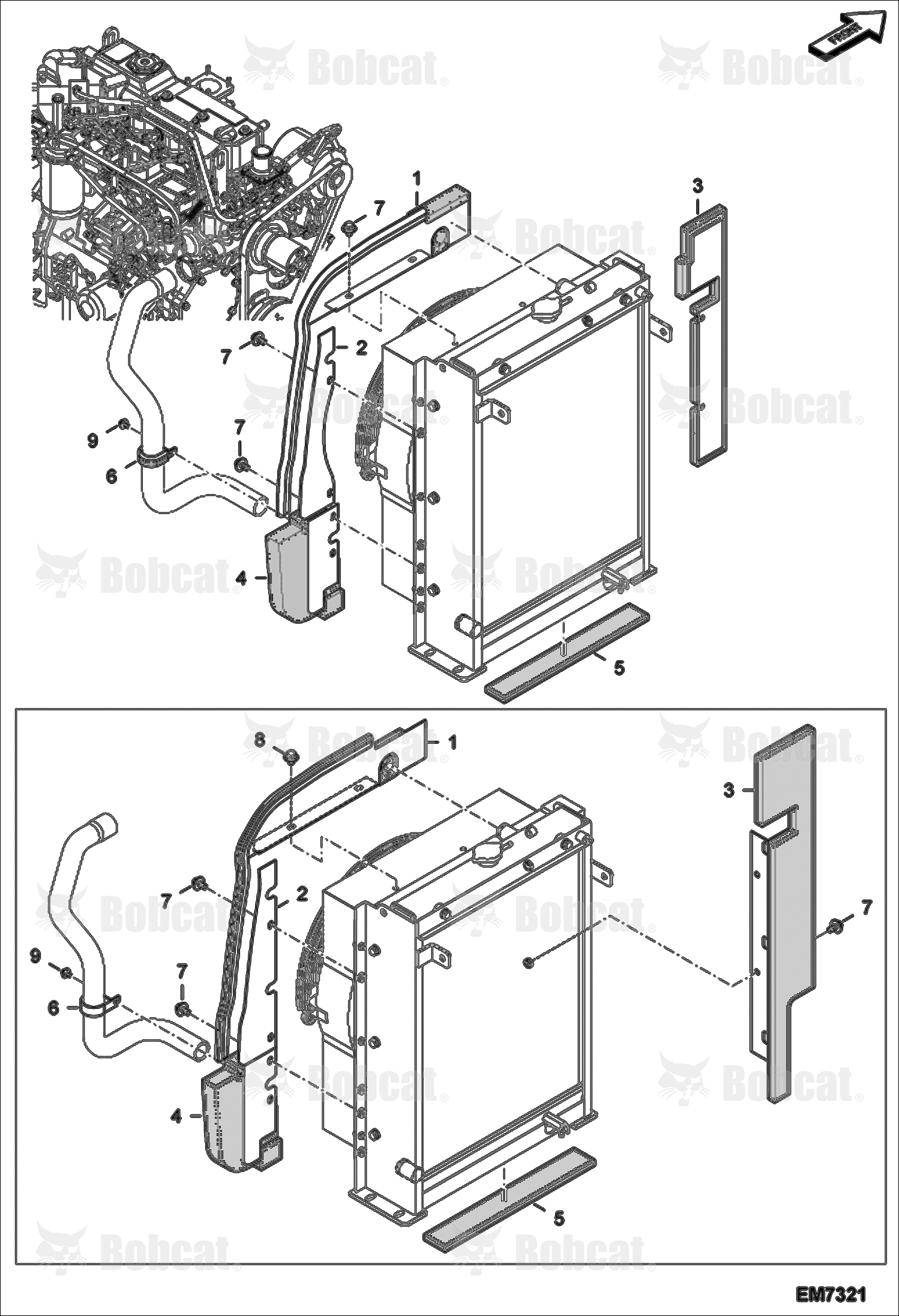Upperstructure (Baffle Covers)