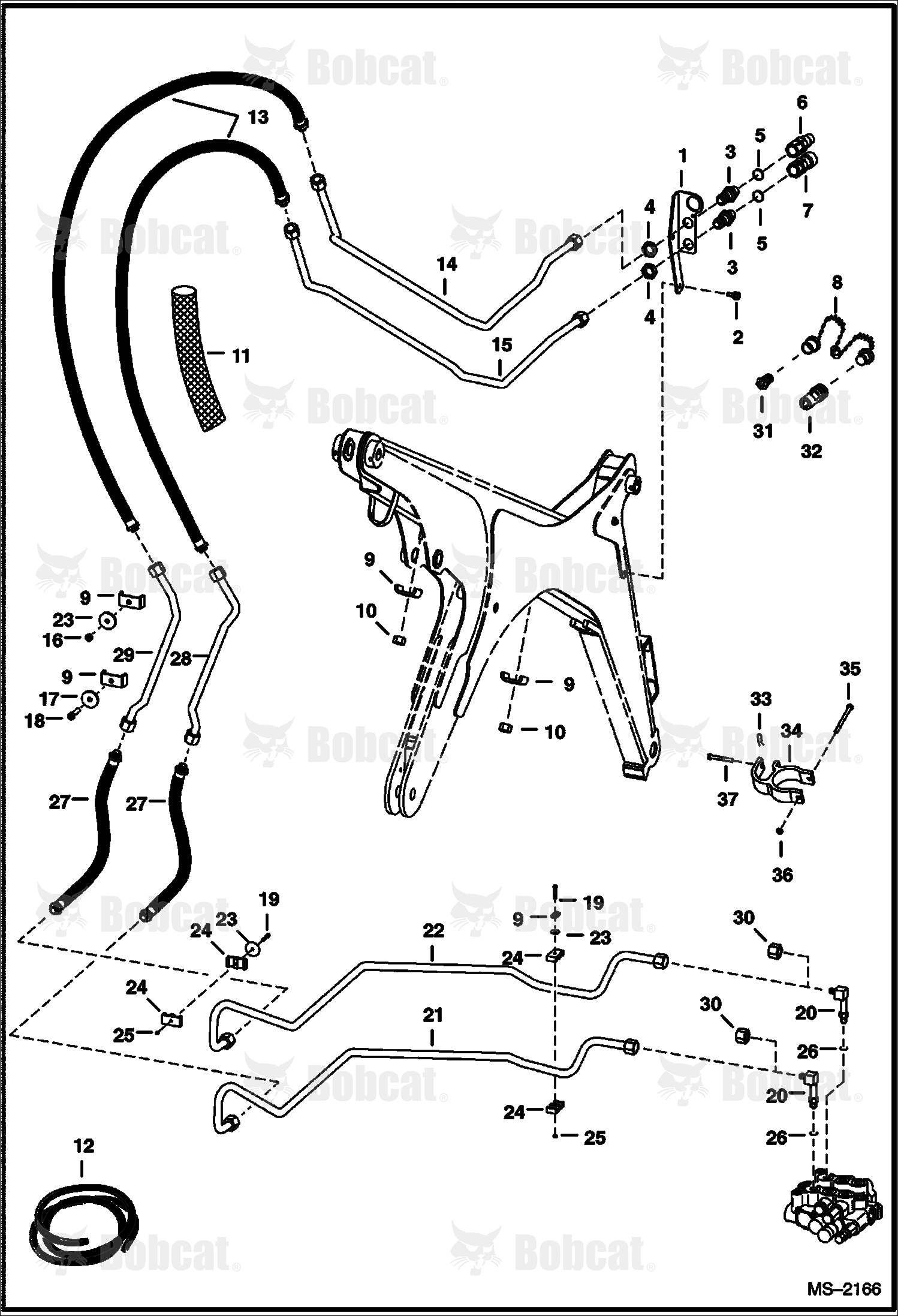 Auxiliary Hydraulics  514121999 & Below, 514221999 & Below