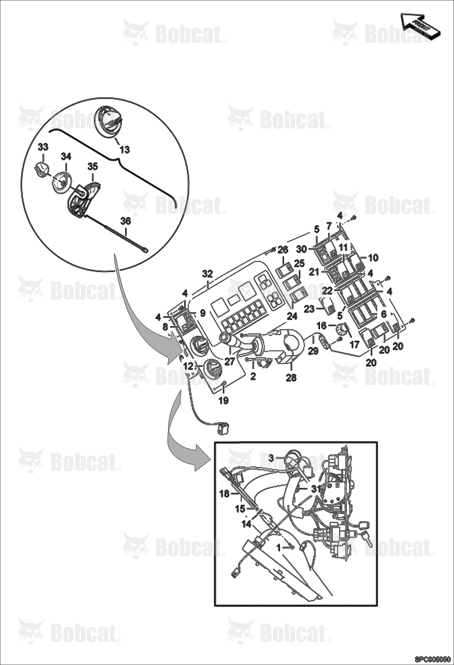 Electrical Circuit (Dashboard)  A7MK11001 & Above