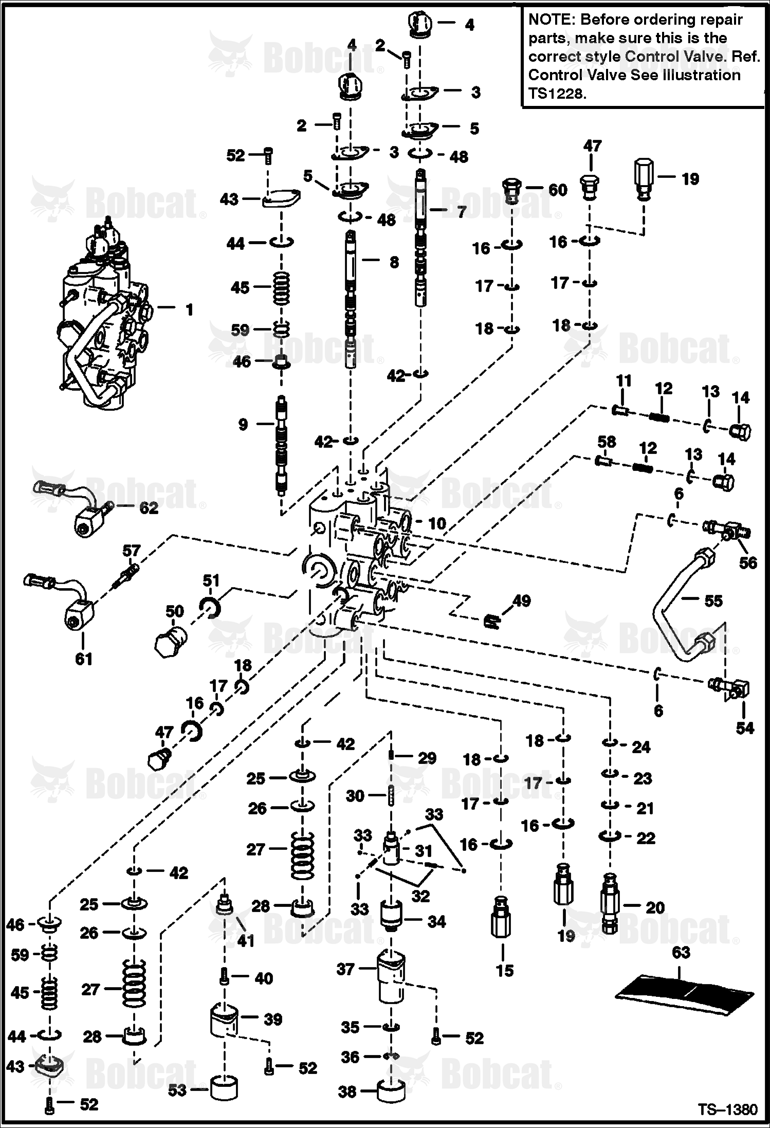 Hydraulic Control Valve (Proportional Aux)  514111443 - 514121999, 514211105 - 541221999
