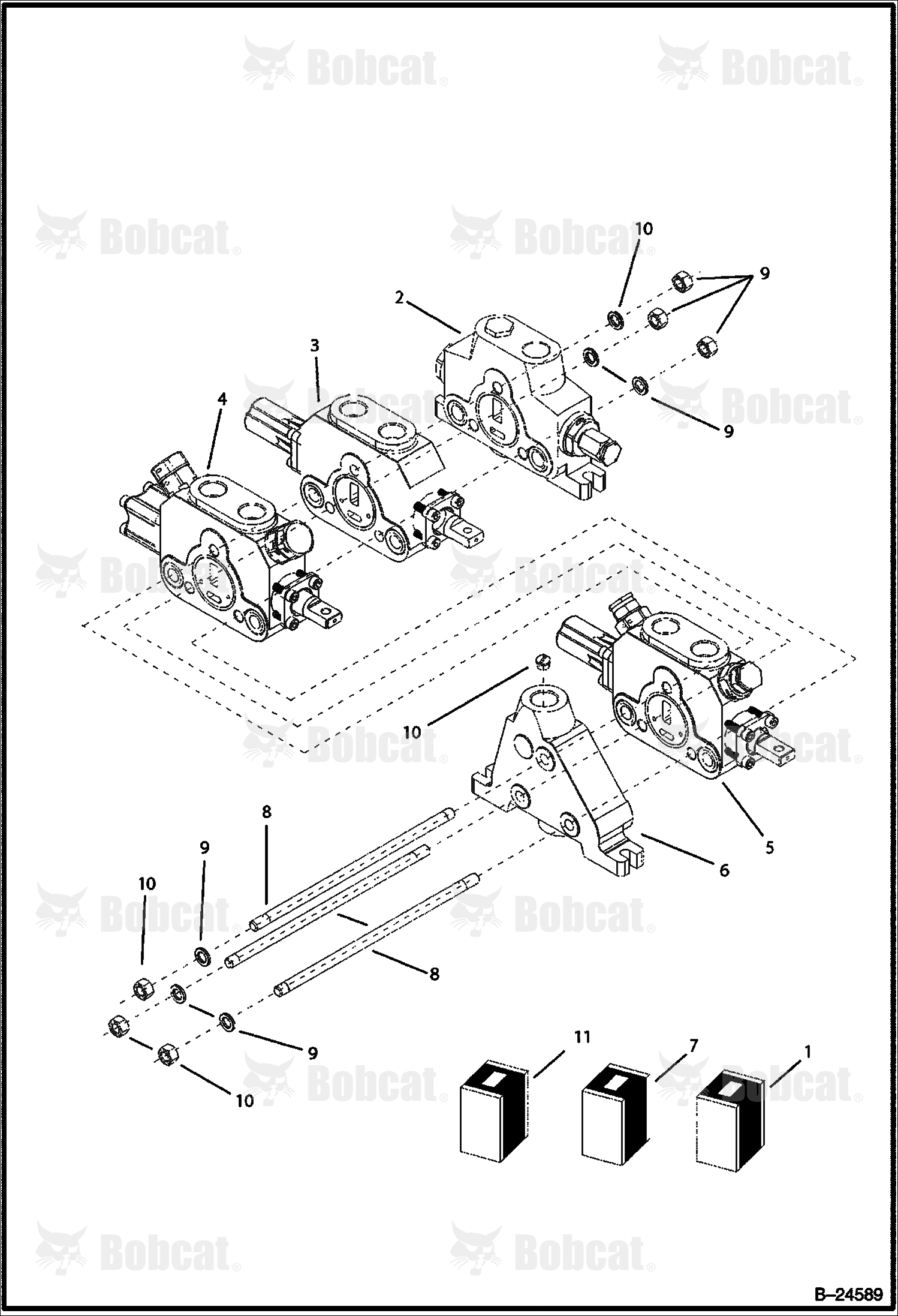 Hydraulic Circuitry (Front Distributor)