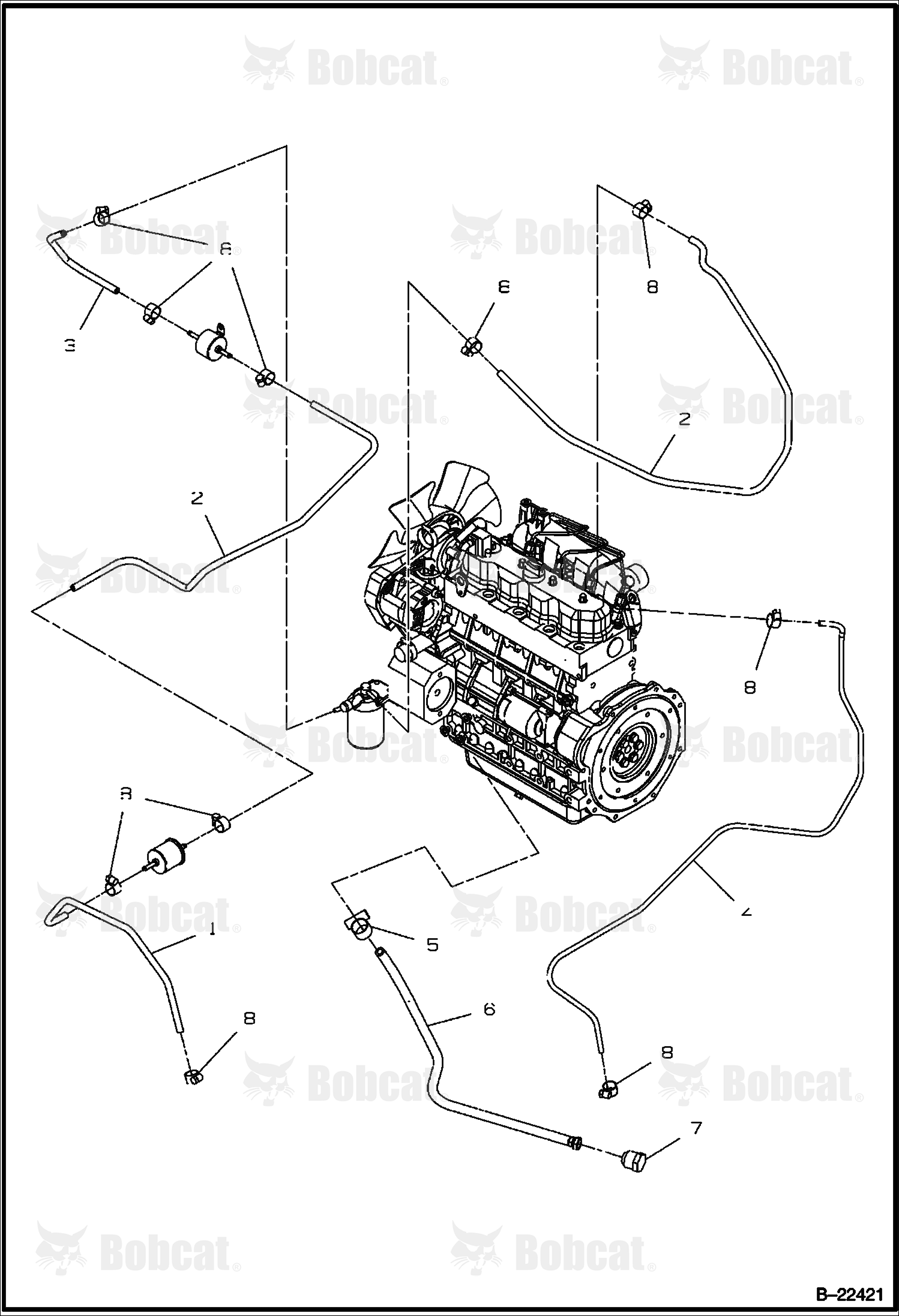 Fuel and Drain Lines