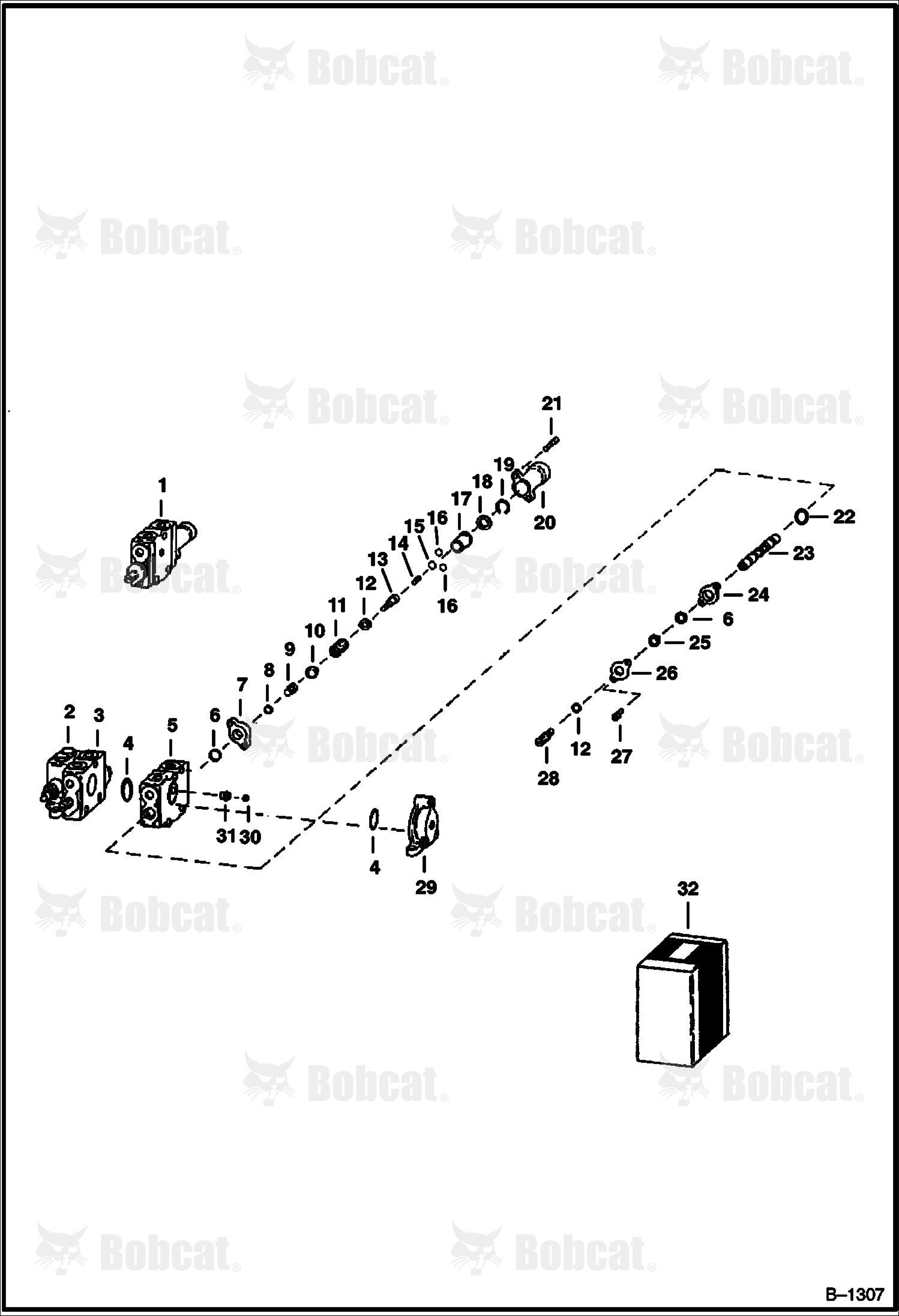Valve Section - Lift Control (Husco)