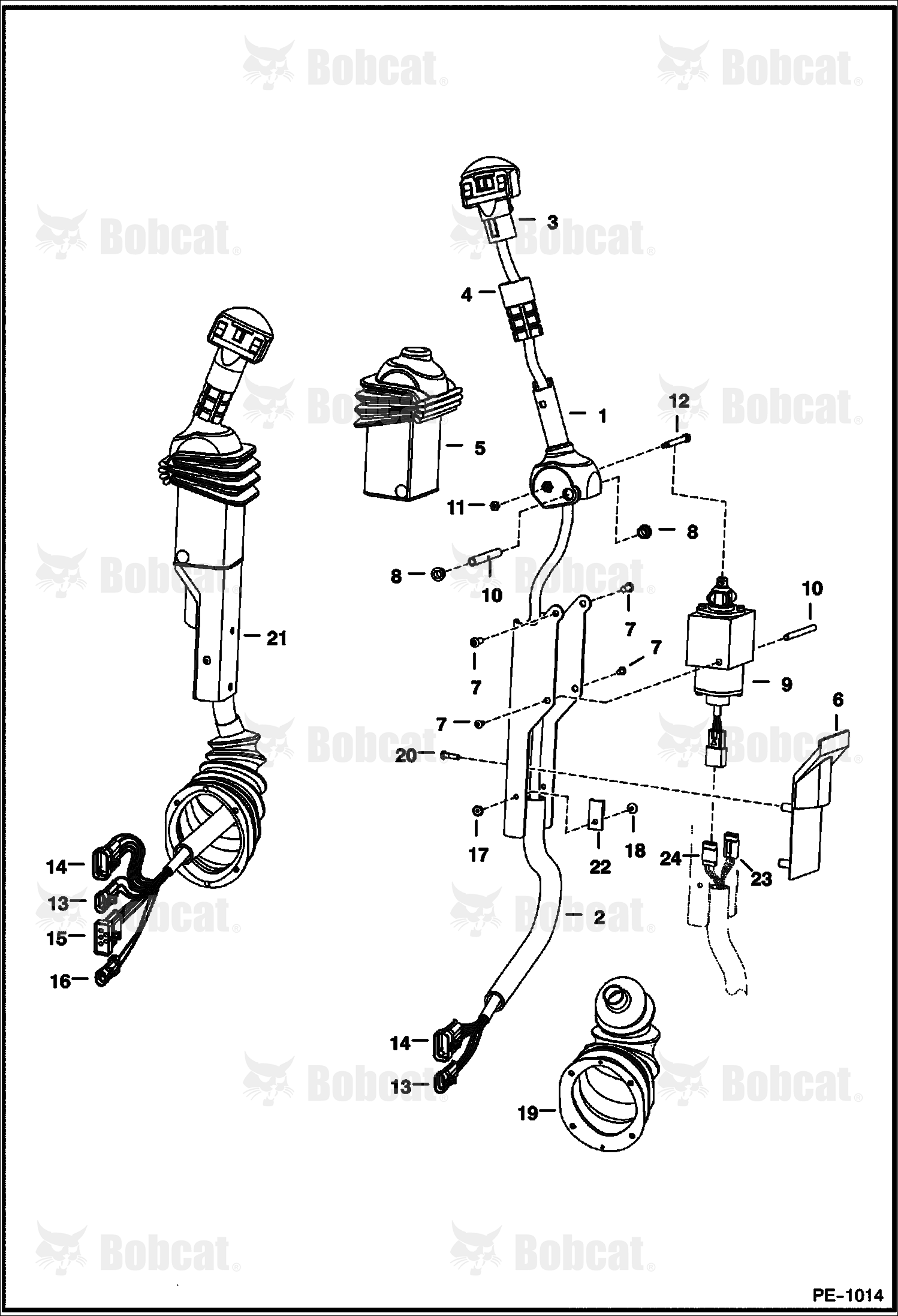 Electrical Controls (AHC) (Handle Assembly) (W/O Push Button Float)